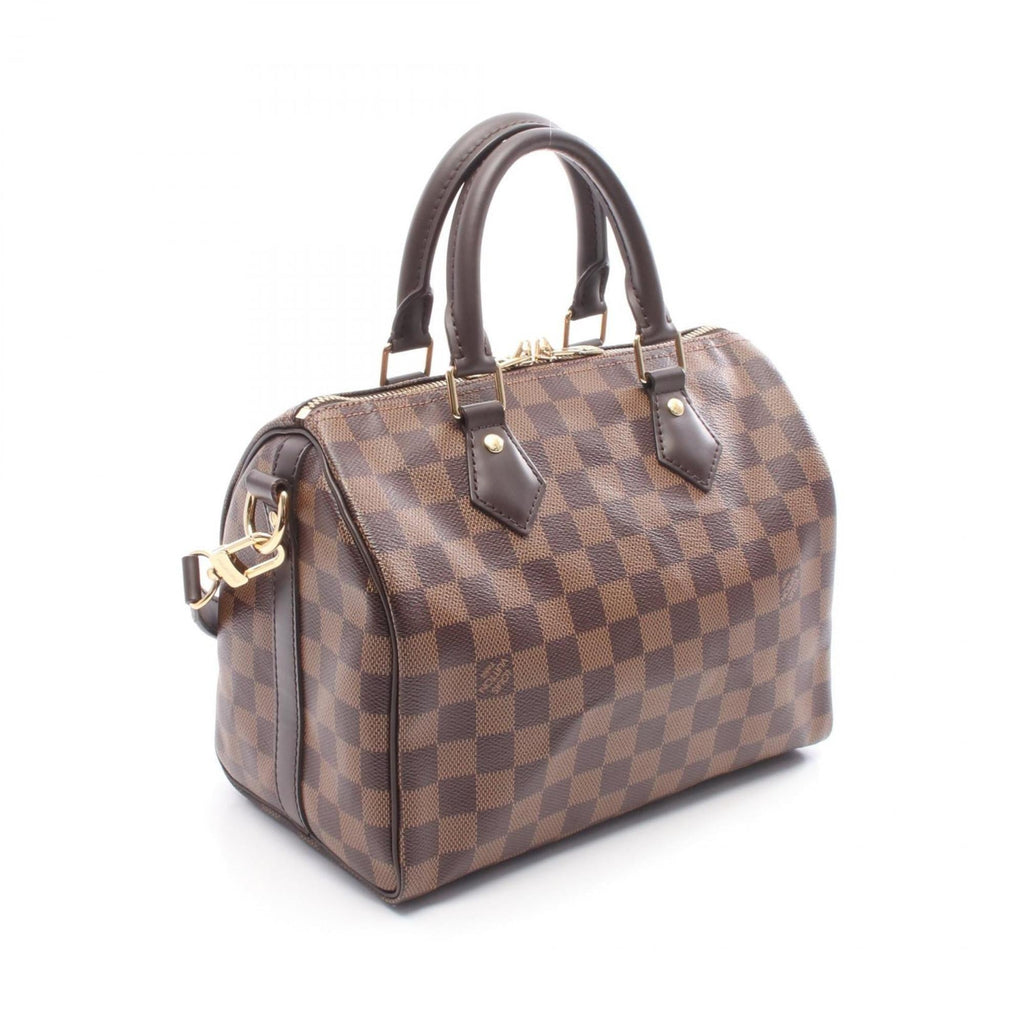 Louis Vuitton Brown Ebene Coated Canvas Leather Handbag