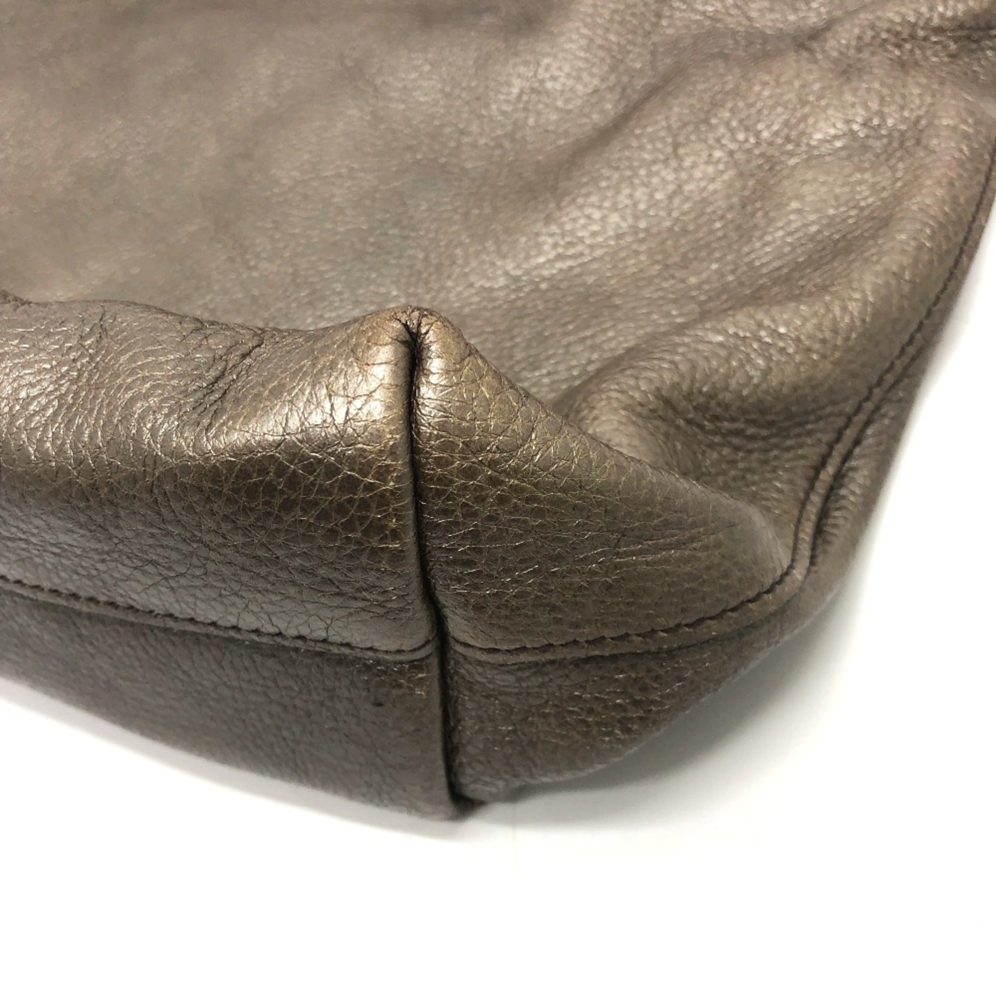Prada Brown Leather Tote Bag