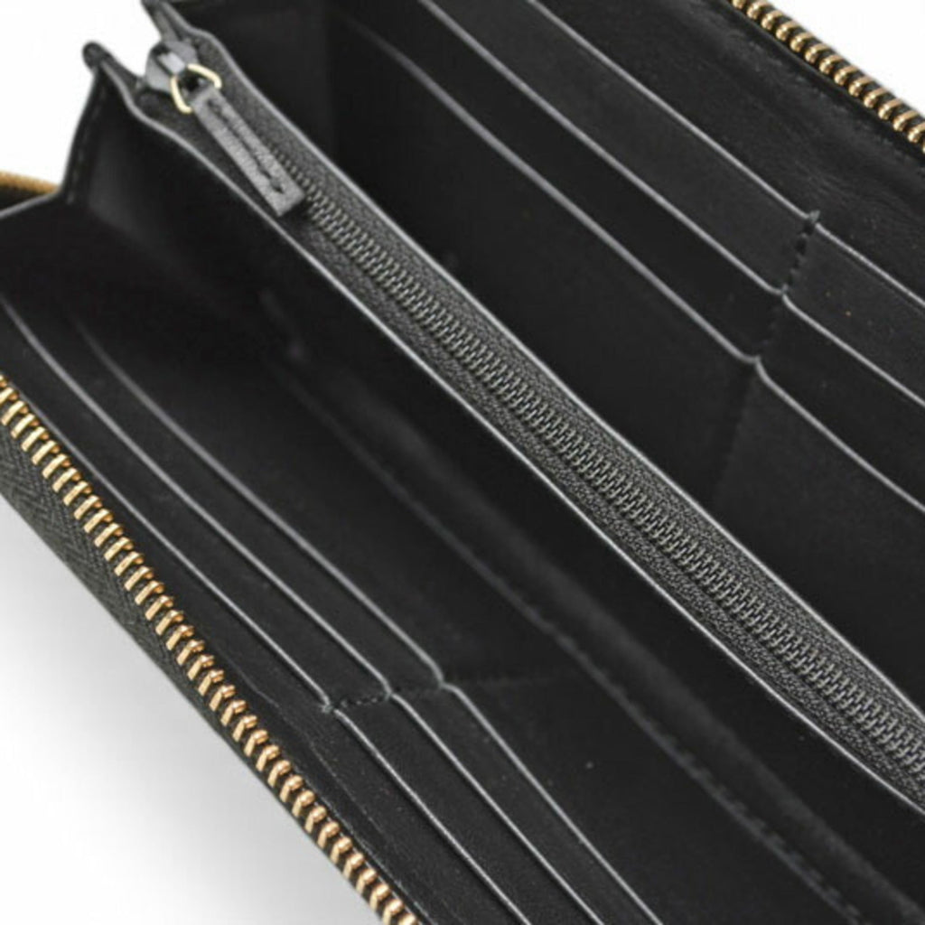 Gucci Black Leather Long Wallet (Bi-Fold) (Pre-Owned)