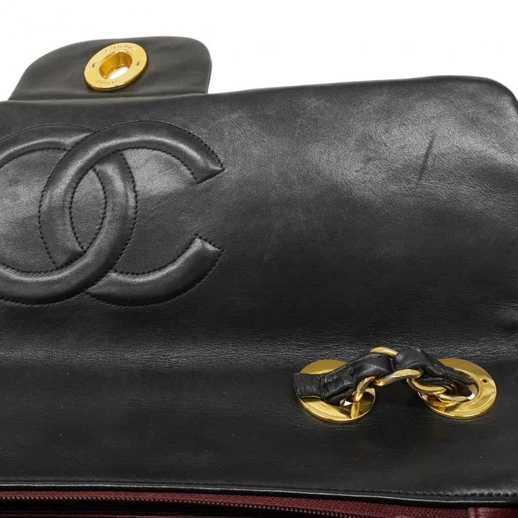 Chanel Black Leather Shoulder Bag
