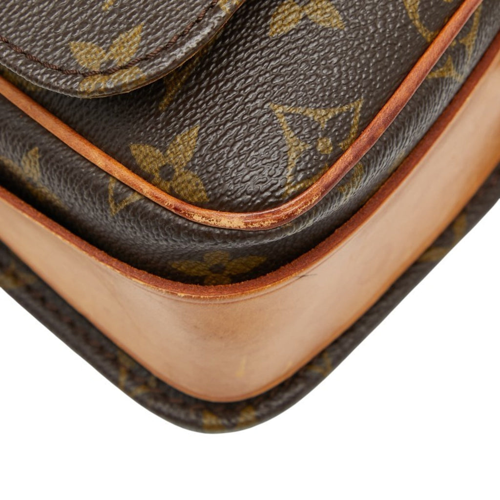 Louis Vuitton Brown Pvc Leather Shoulder Bag