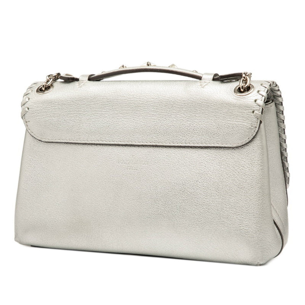 Louis Vuitton Argent Silver Leather Shoulder Bag