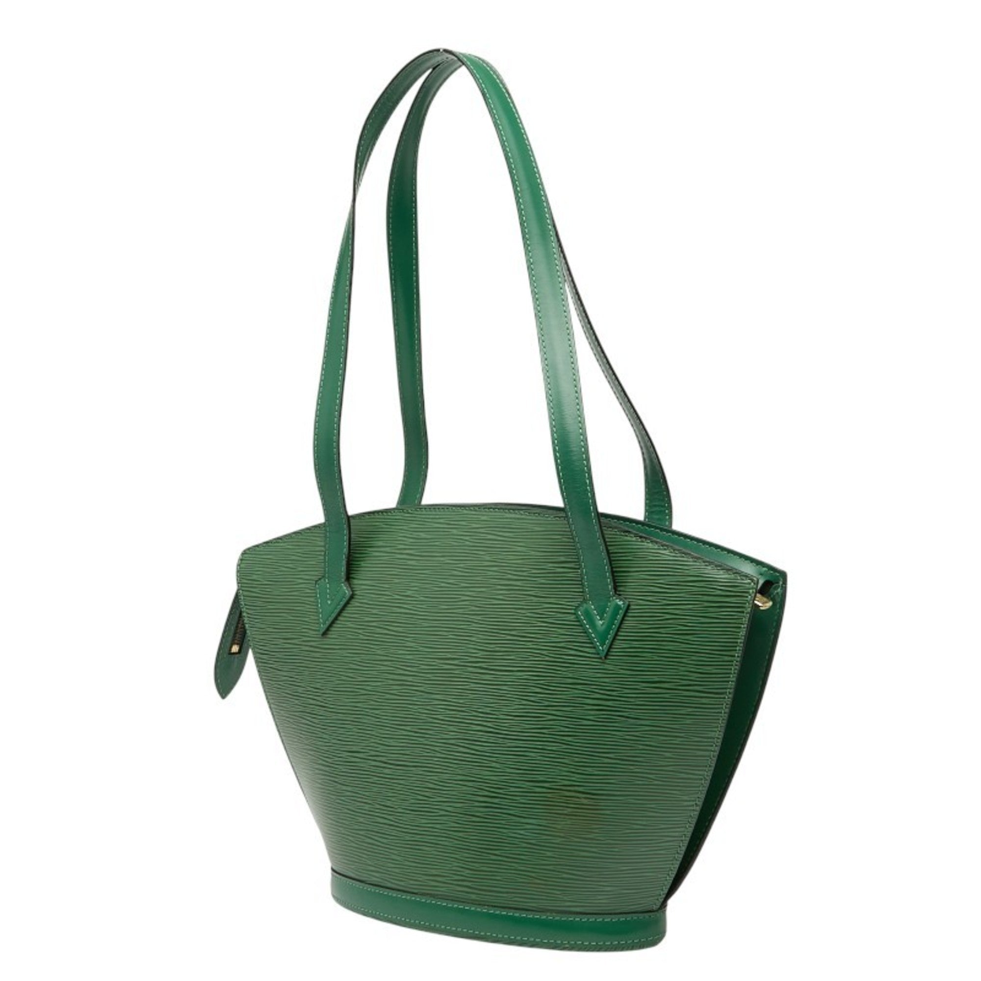 Louis Vuitton Epi Borneo Green Leather Handbag Shoulder Bag