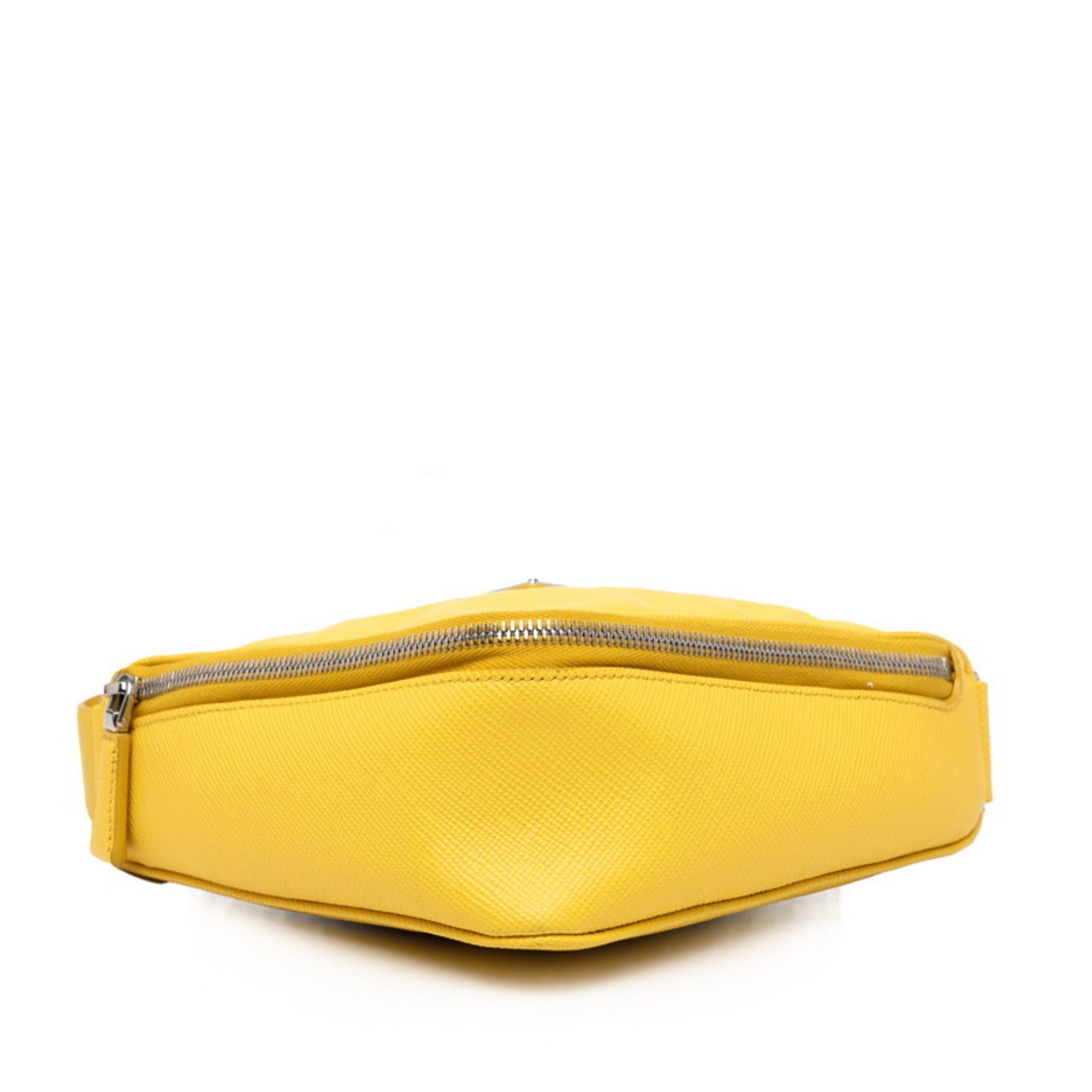 Prada Yellow Leather Shoulder Bag