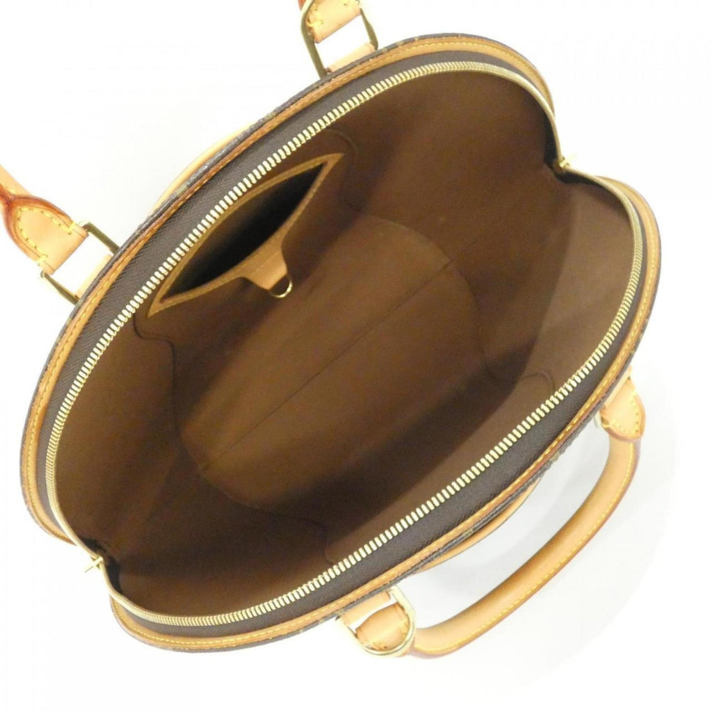 Louis Vuitton Marron Coated Canvas Handbag