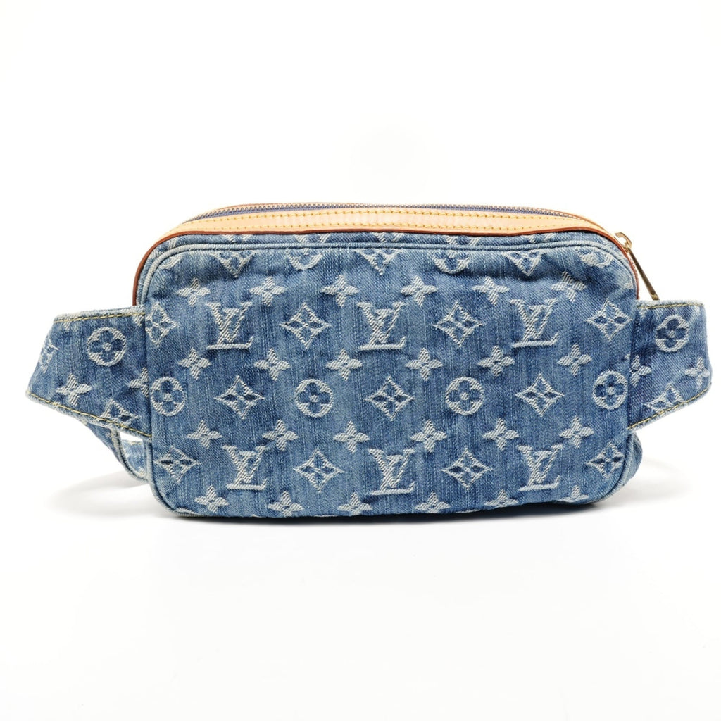 Louis Vuitton Monogram Denim Blue Denim Fanny Pack