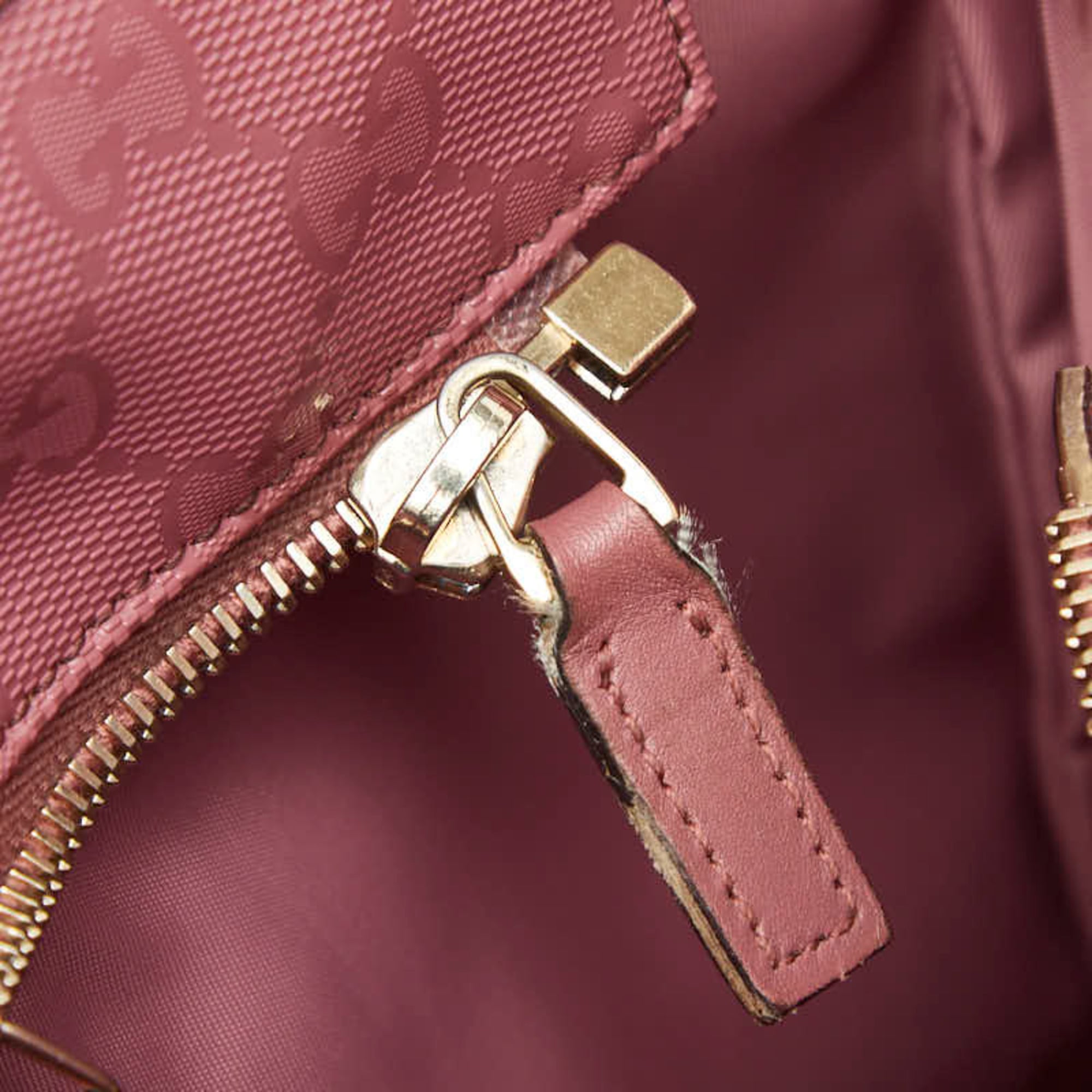 Gucci Pink Pvc Leather Shoulder Bag Tote Bag (Pre-Owned)