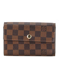 Louis Vuitton Damier Brown Pvc Wallet (Tri-Fold)
