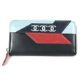 Chanel Black Leather Long Wallet (Bi-Fold)