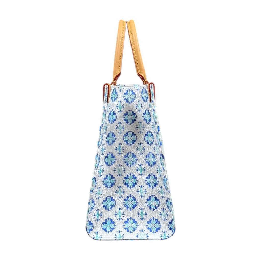 Louis Vuitton Blue White Pvc Shoulder Bag