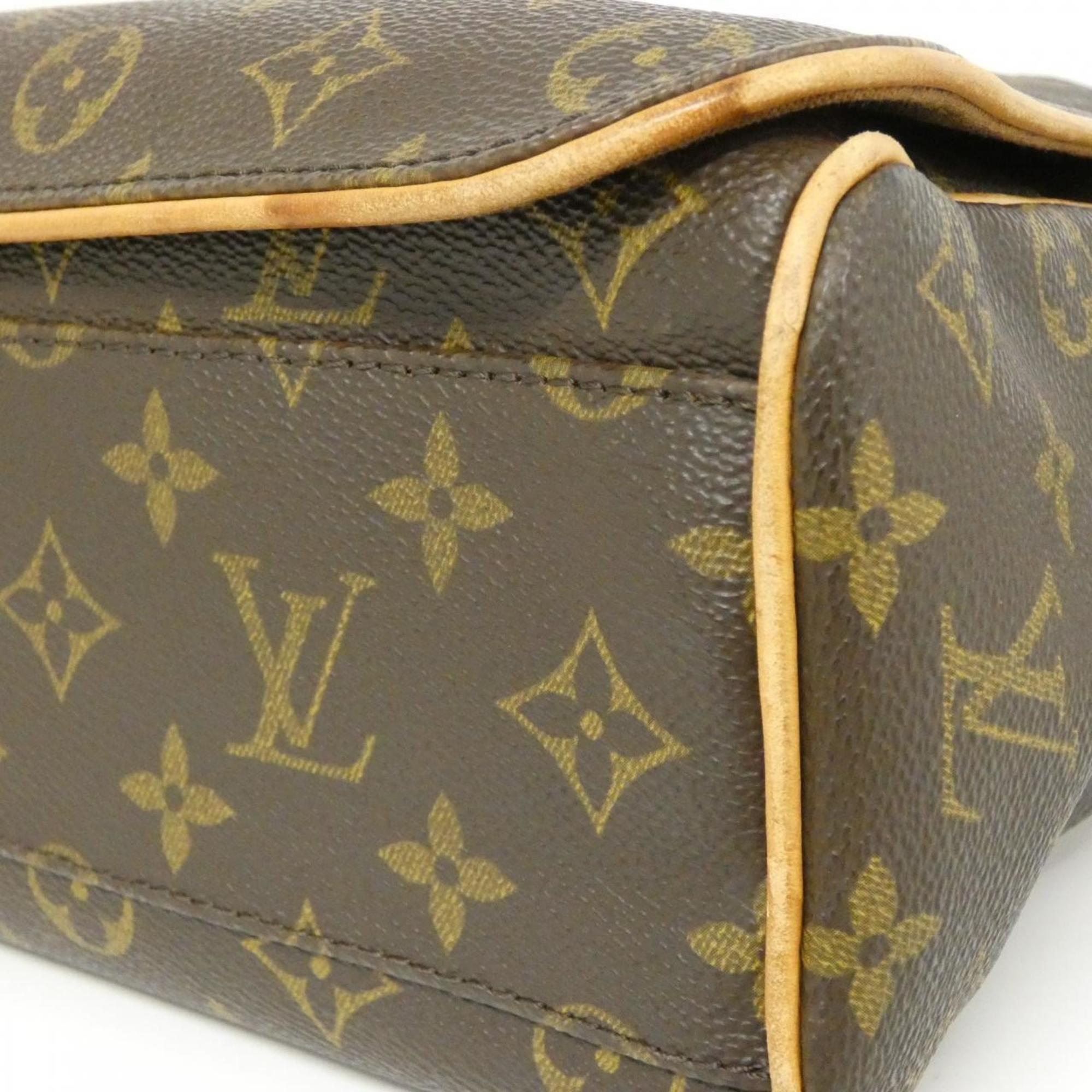 Louis Vuitton Marron Coated Canvas Shoulder Bag
