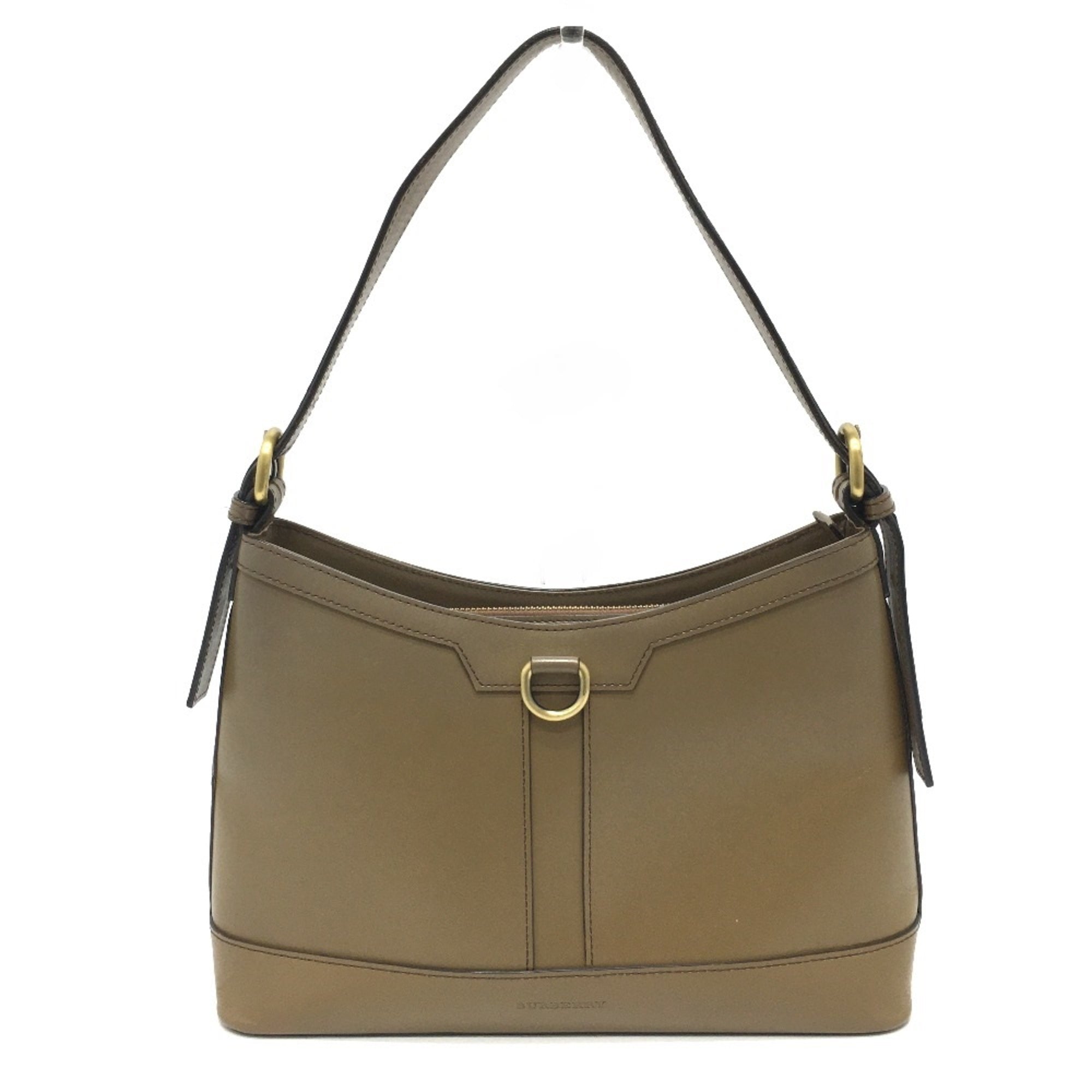 Burberry Brown Leather Shoulder Bag