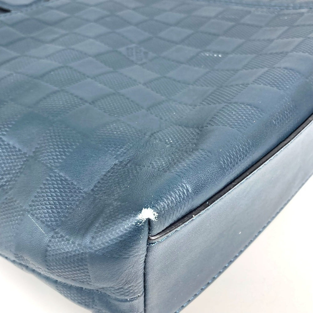 Louis Vuitton Cosmos Navy Damier Infini Shoulder Bag Tote Bag