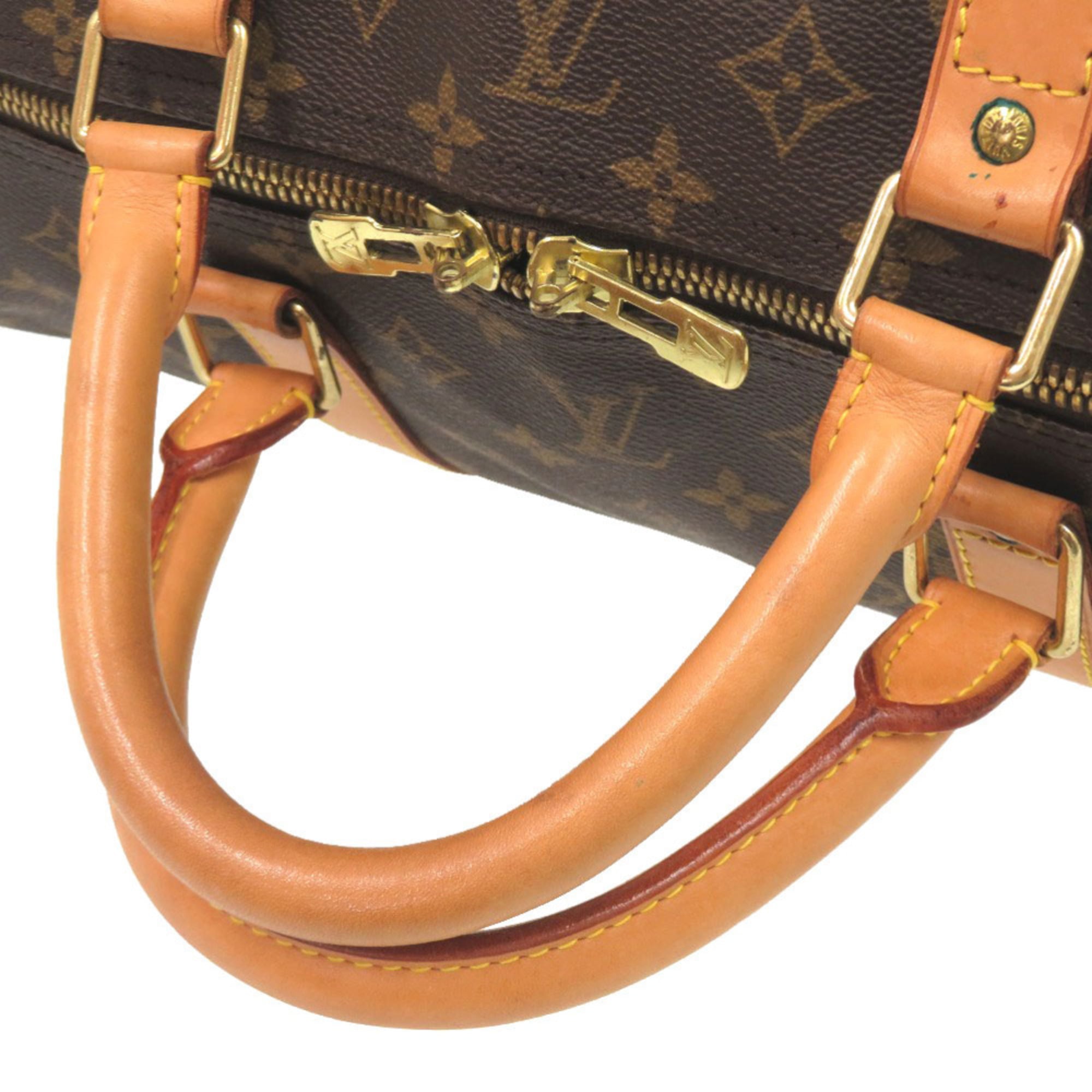 Louis Vuitton Brown Monogram Boston Bag