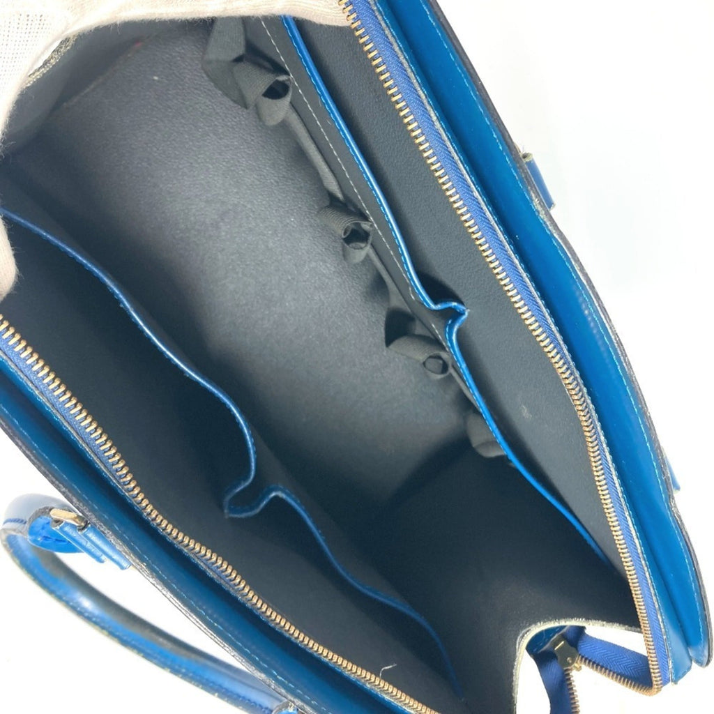 Louis Vuitton Epi Blue Toledo Blue Epi Leather Shoulder Bag Tote Bag
