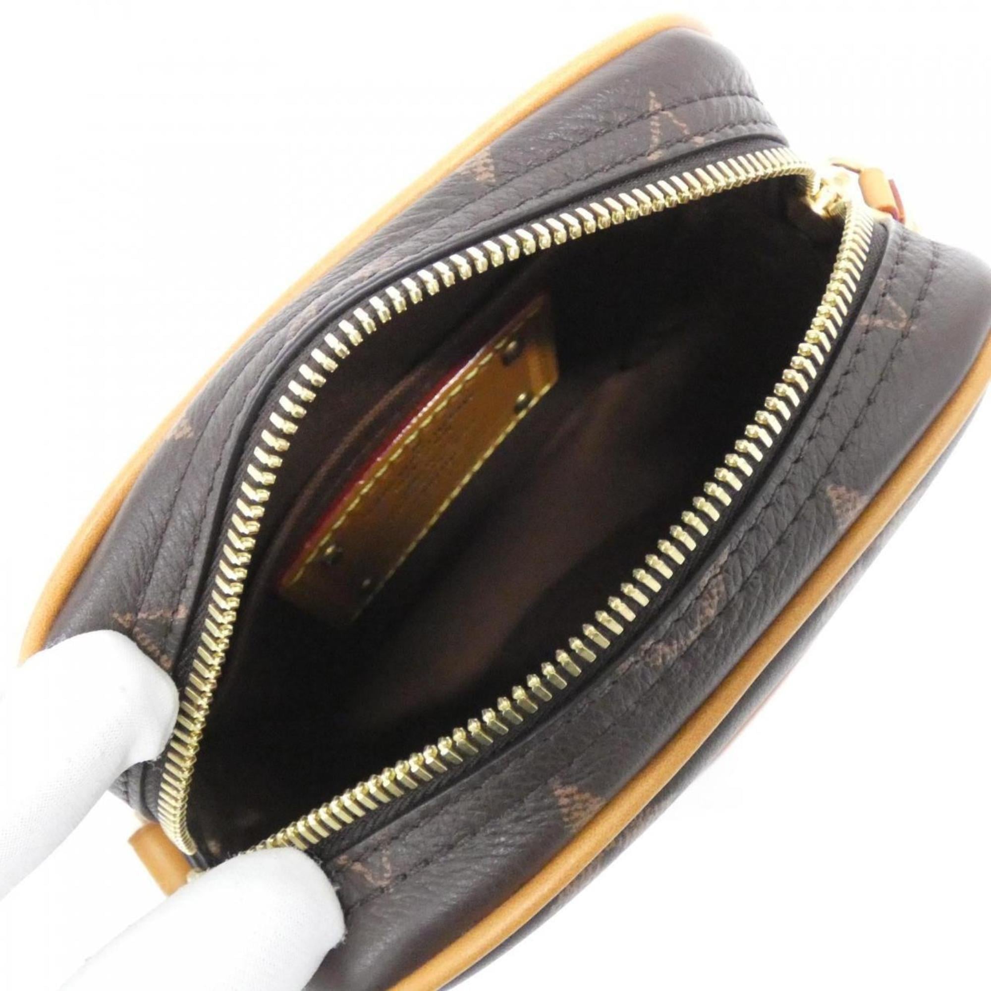 Louis Vuitton Monogram Marron Leather Shoulder Bag