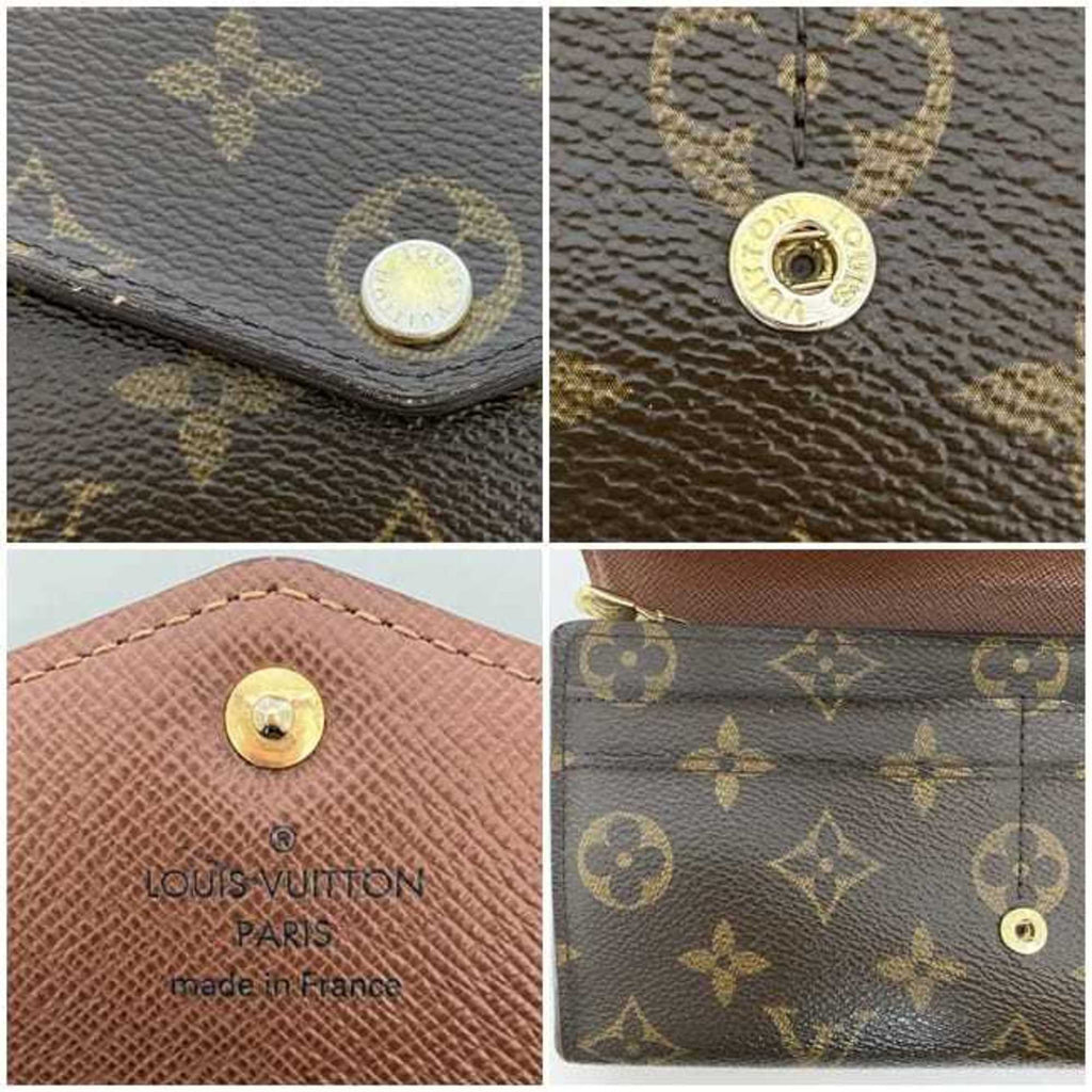 Louis Vuitton Monogram Brown Galle Monogram Monogram Long Wallet