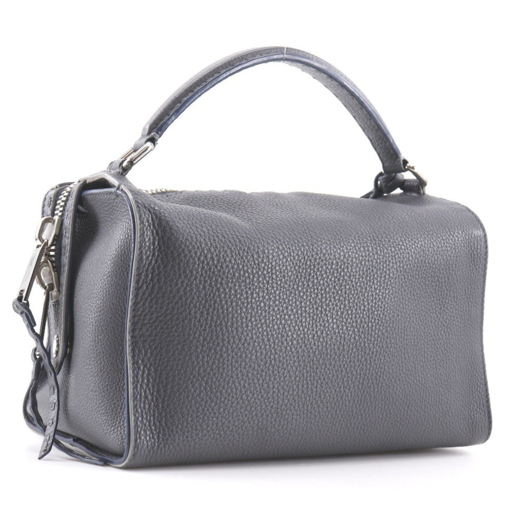 Fendi Gray Leather Handbag