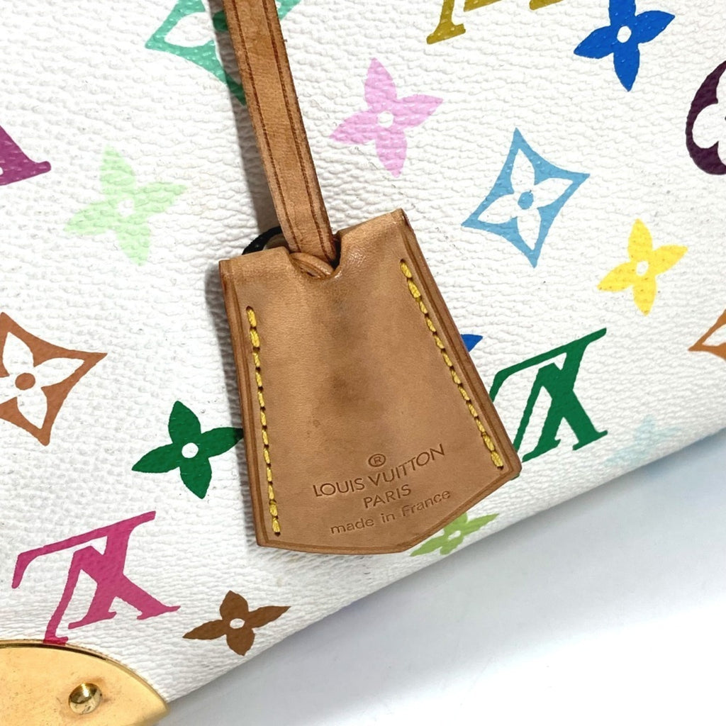 Louis Vuitton Monogram Multicolore Blanc White Monogram Multicolore Boston Bag Handbag