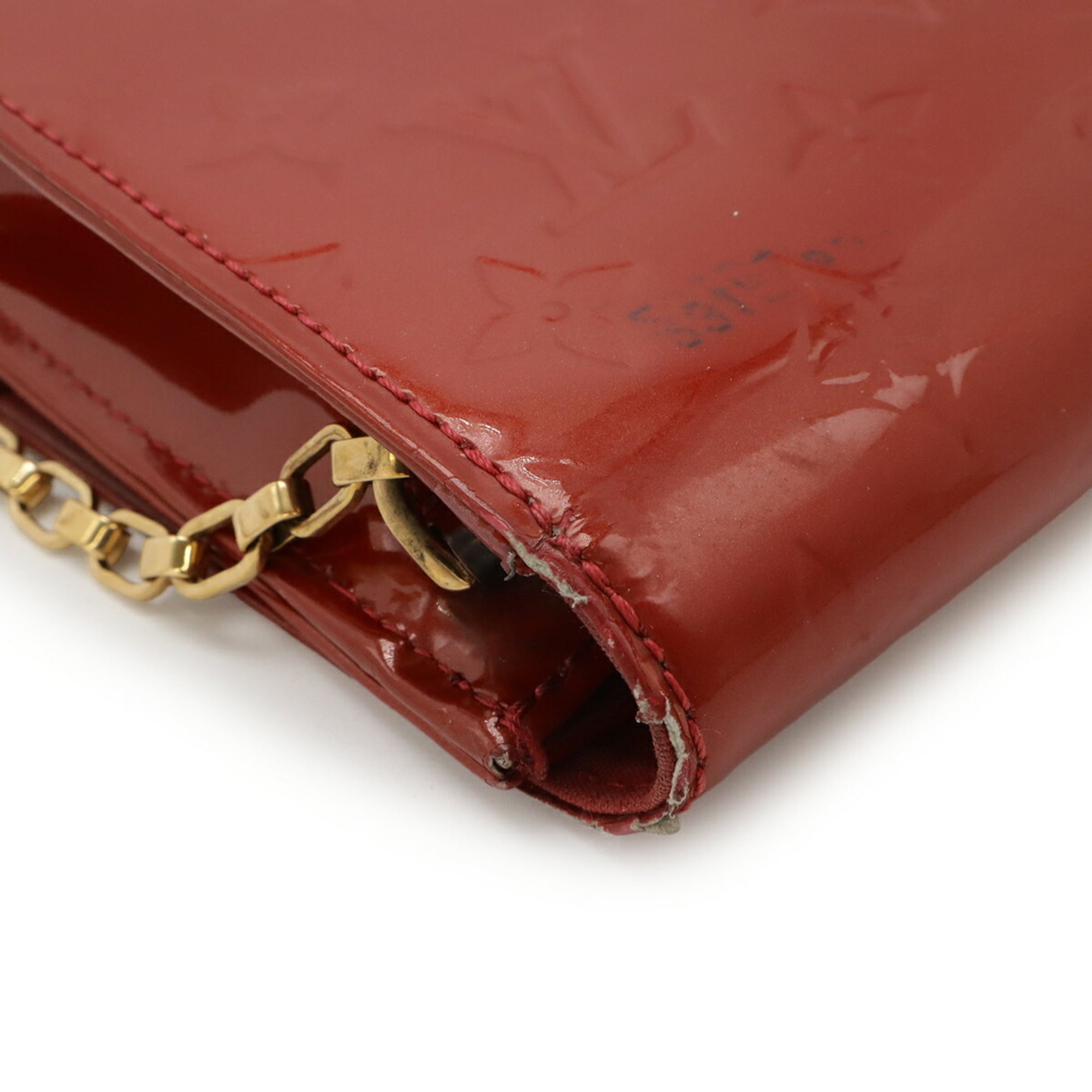 Louis Vuitton Red Color Clutch Bag Shoulder Bag