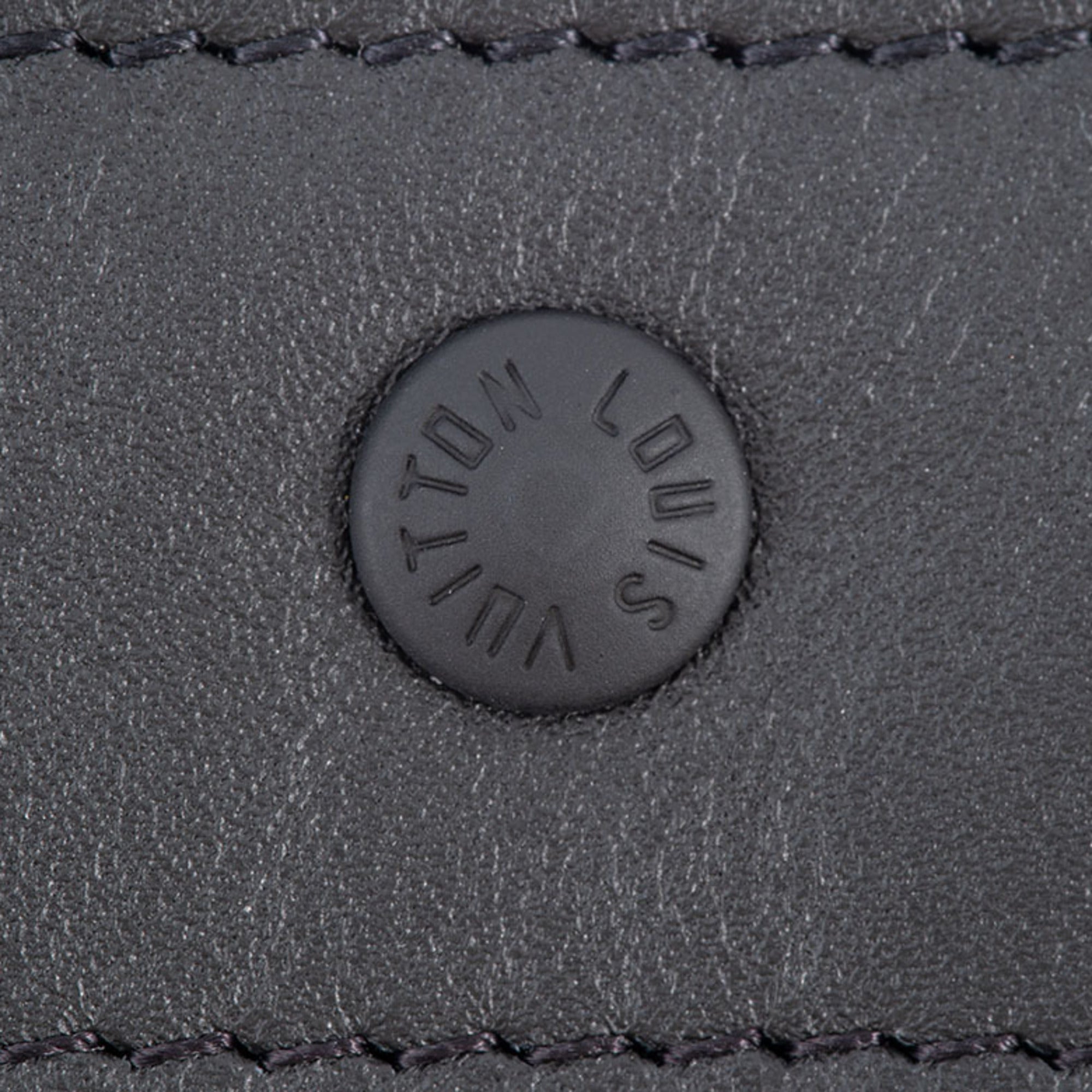 Louis Vuitton Black Monogram Shadow Clutch Bag Pochette
