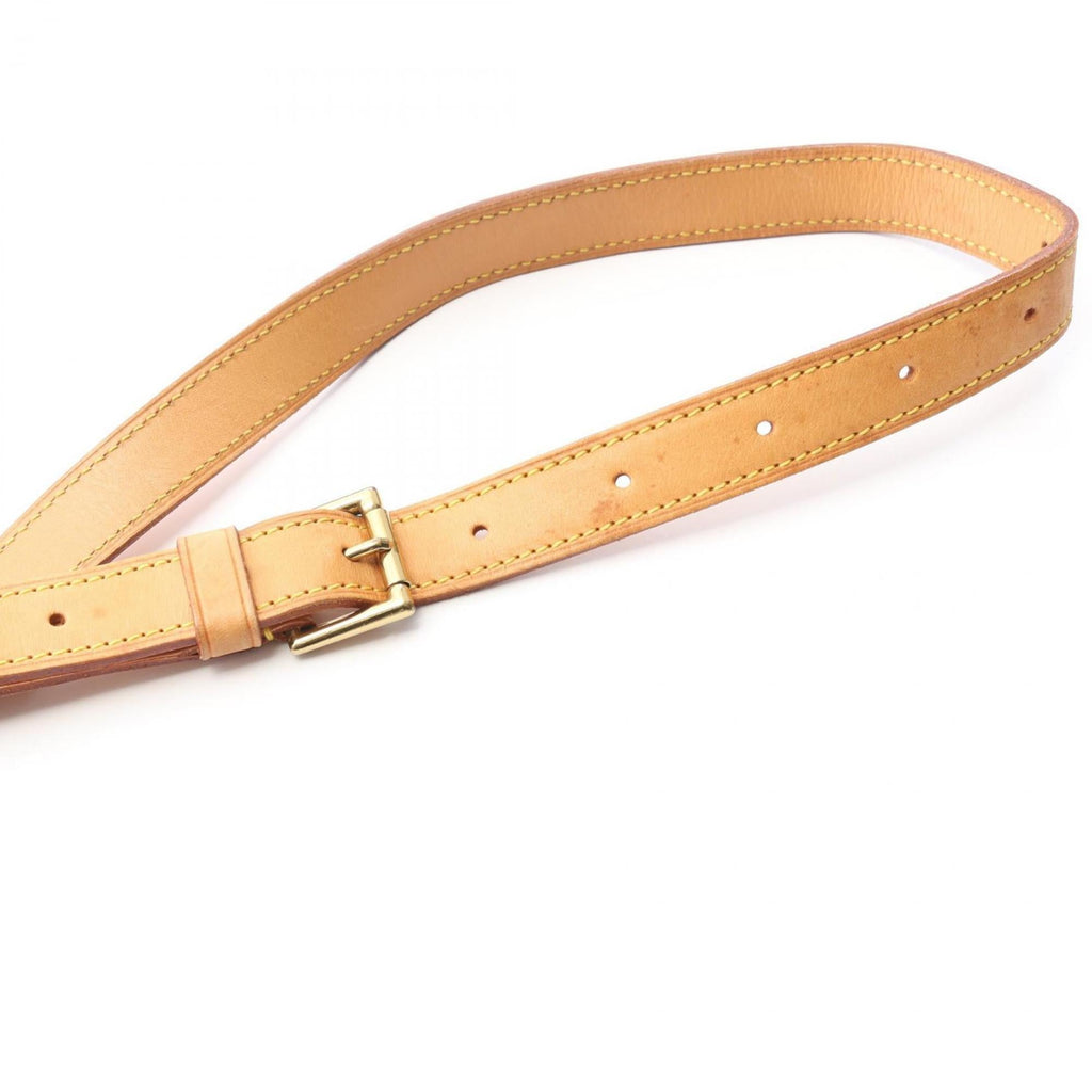 Louis Vuitton Brown Coated Canvas Leather Shoulder Bag