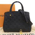 Louis Vuitton Monogram Empreinte Black Noir Leather Handbag