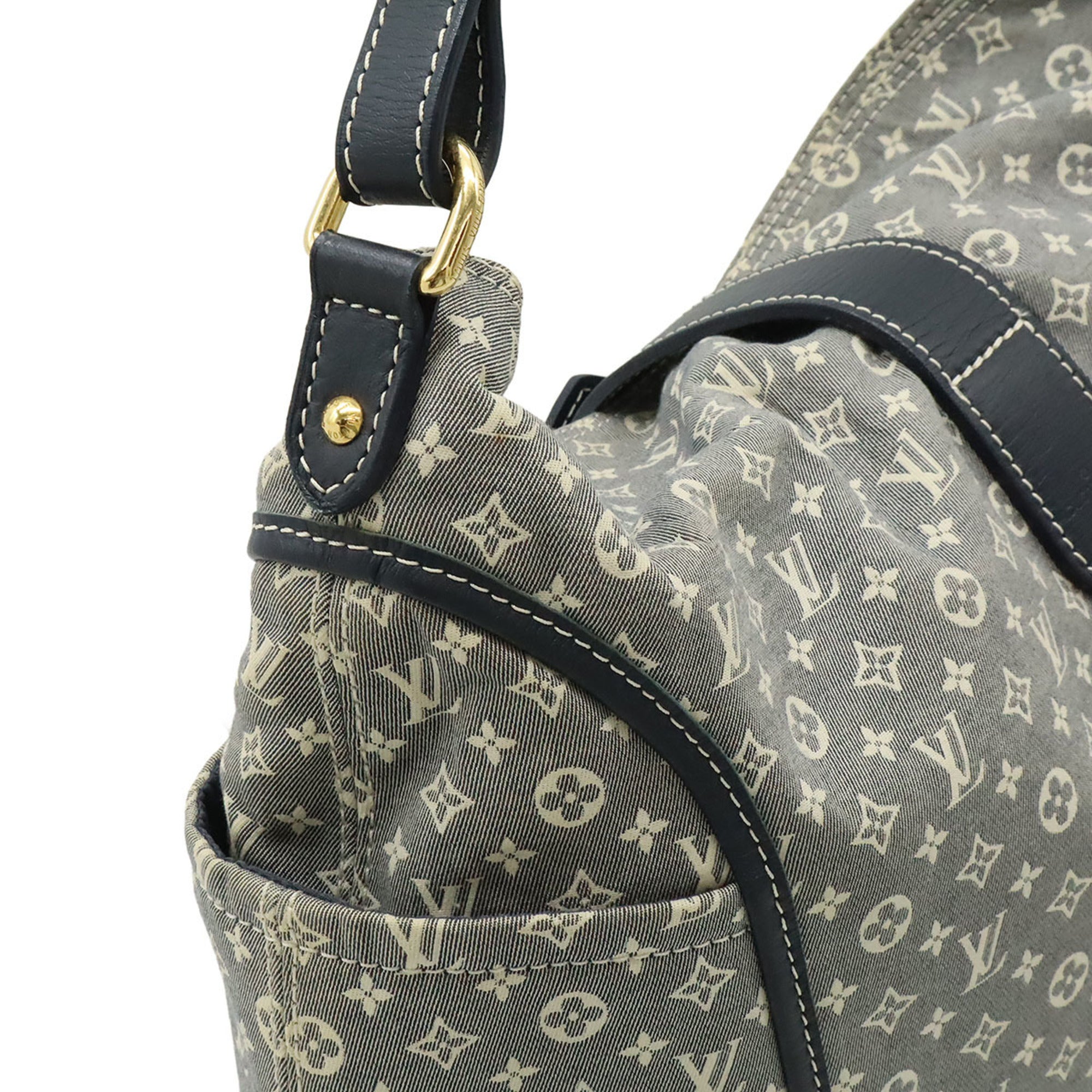 Louis Vuitton Ancre Navy Monogram Idylle Leather Shoulder Bag
