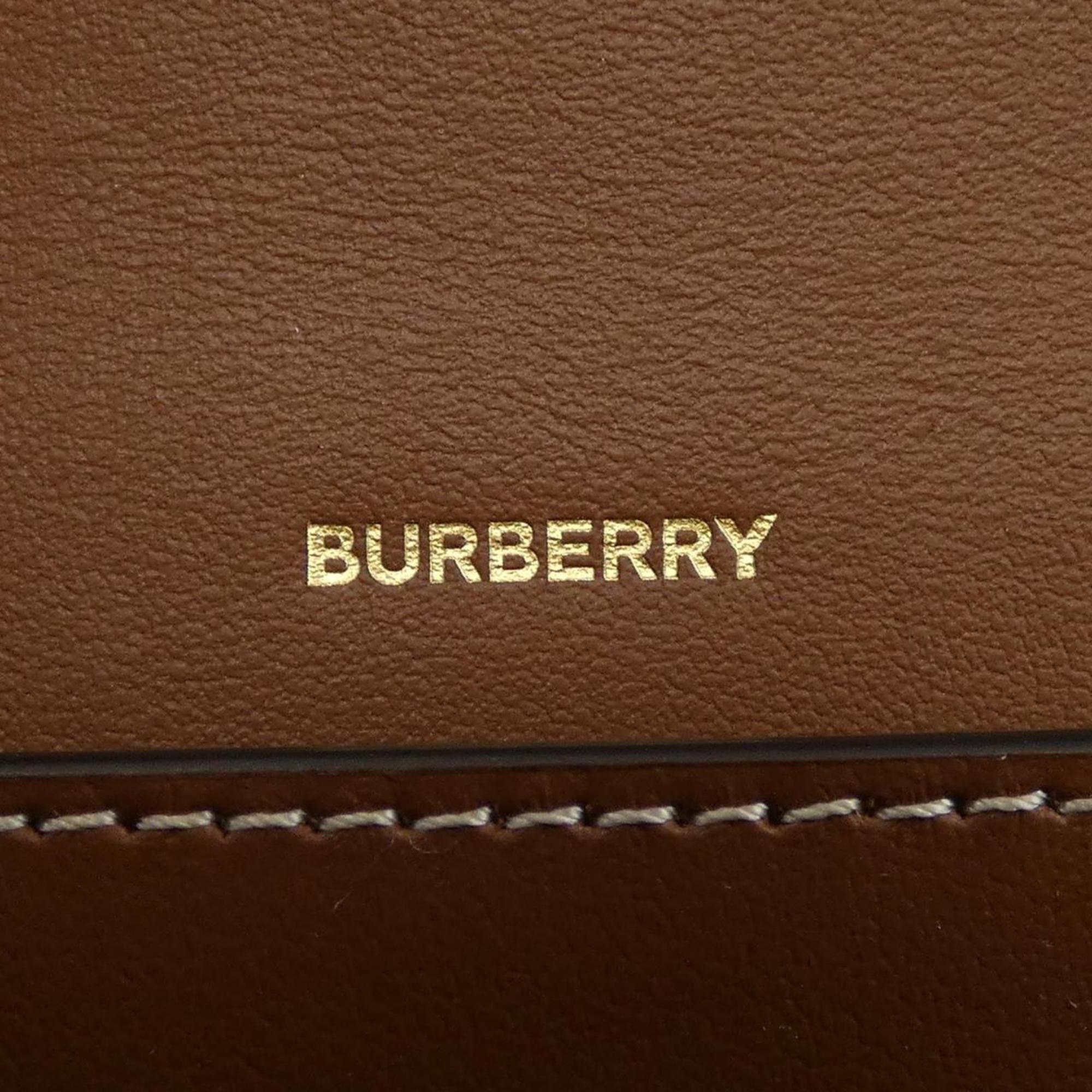 Burberry Black Gray White Handbag Shoulder Bag