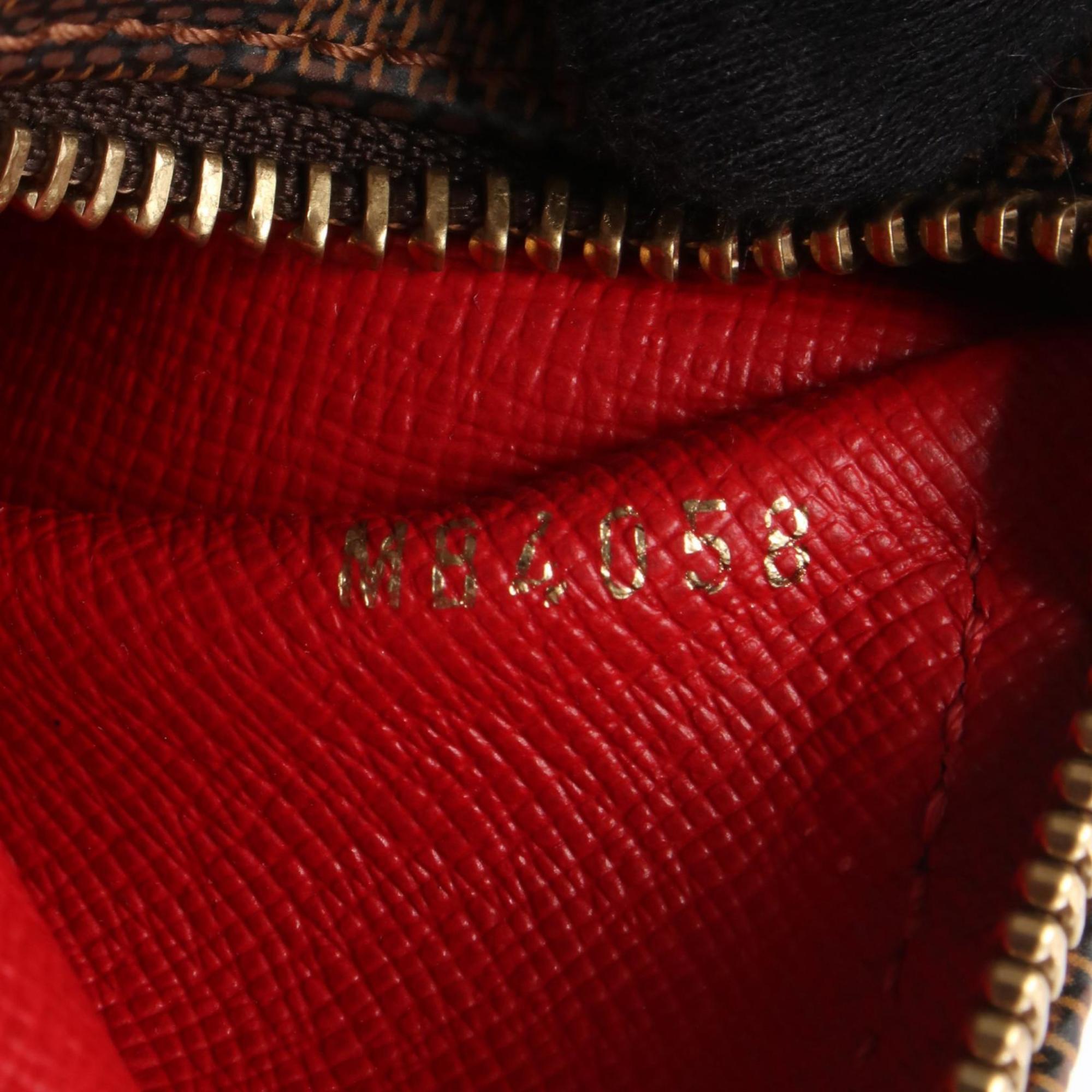 Louis Vuitton Brown Coated Canvas Pvc Leather Handbag