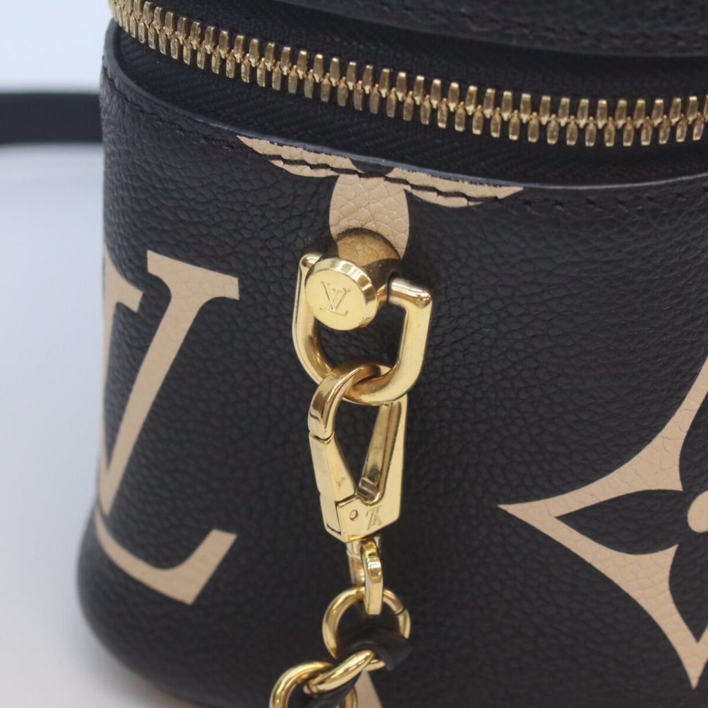 Louis Vuitton Black Noir Monogram Empreinte Shoulder Bag
