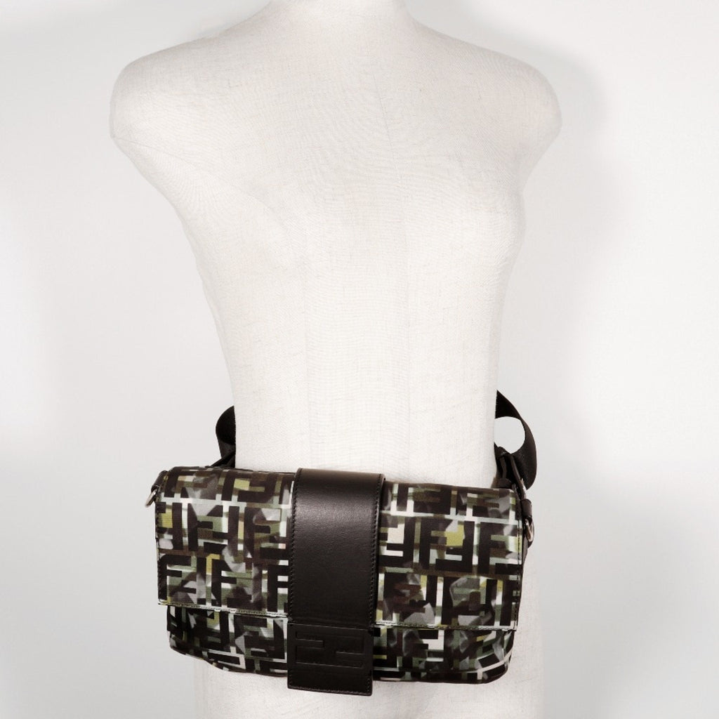 Fendi Black Nylon Shoulder Bag