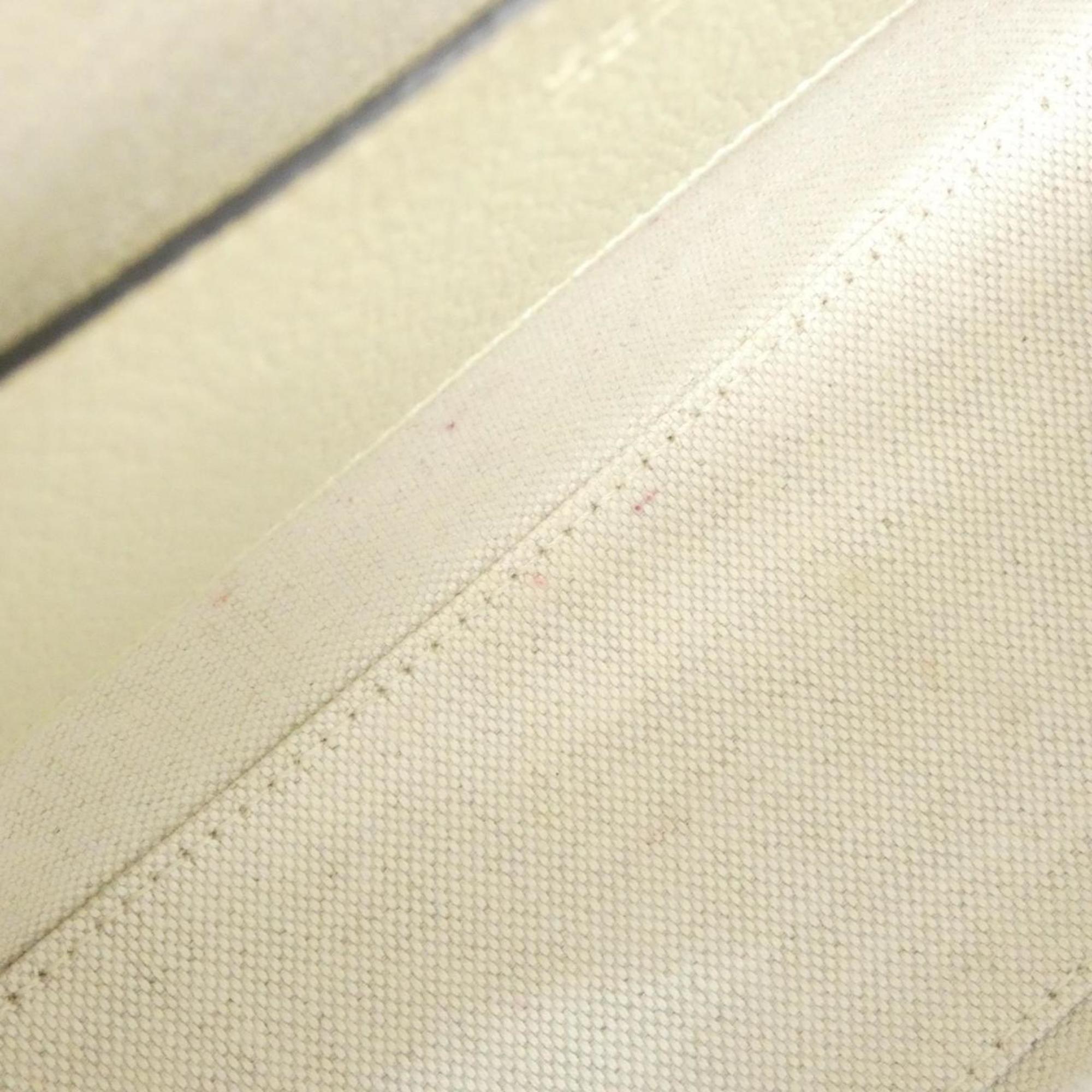 Gucci Horsebit Beige White Gg Supreme Handbag (Pre-Owned)