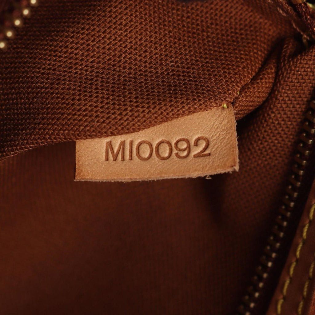 Louis Vuitton Brown Coated Canvas Pvc Monogram Leather Handbag