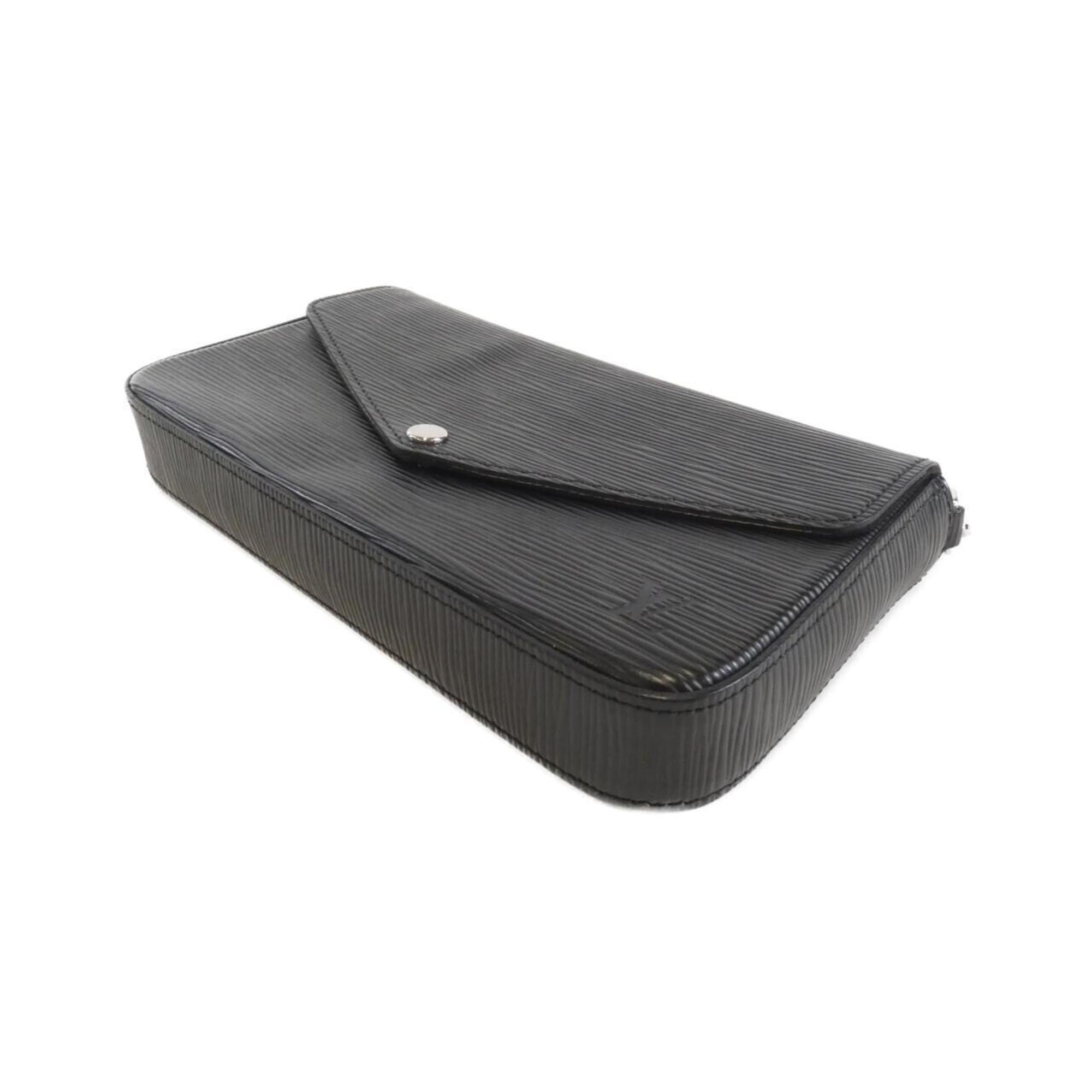 Louis Vuitton Epi Black Leather Pochette Shoulder Bag