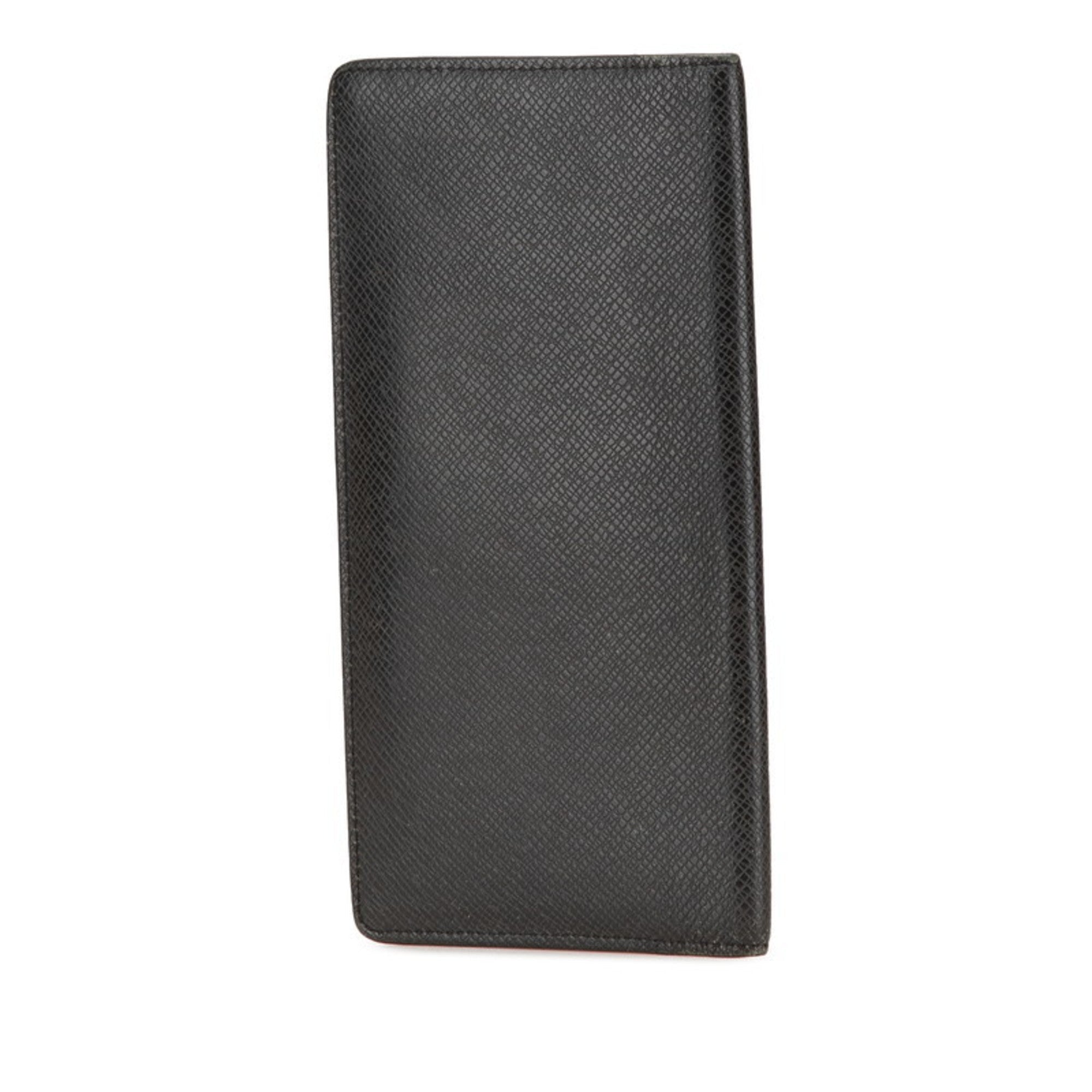 Louis Vuitton Taiga Black Noir Taiga Leather Coin Purse/Coin Case