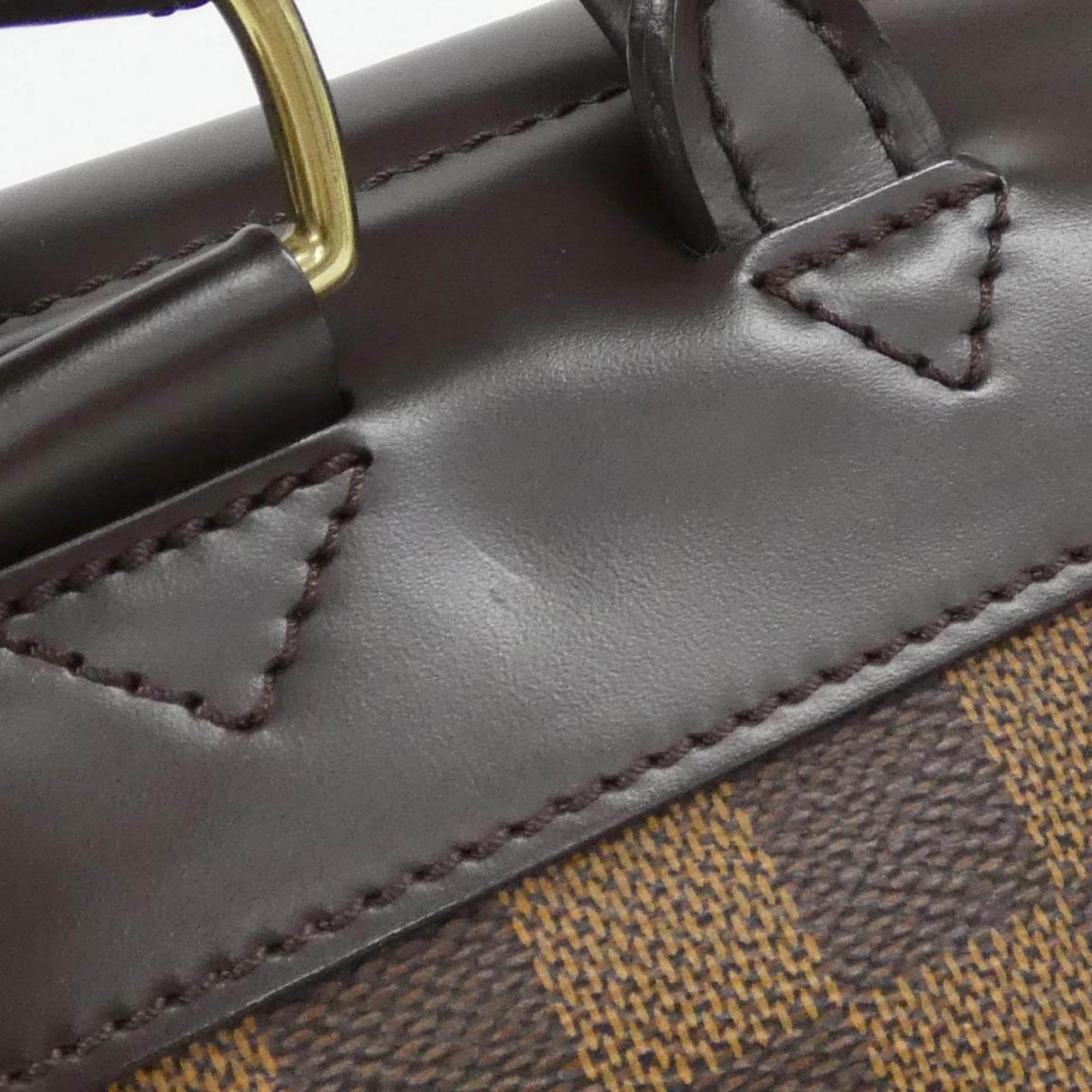 Louis Vuitton Brown Coated Canvas Backpack