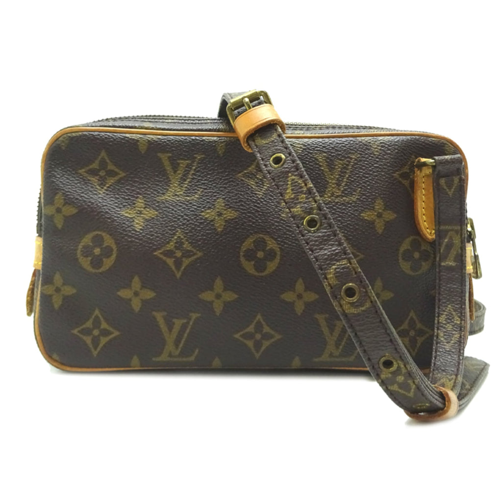 Louis Vuitton Brown Monogram Pochette Shoulder Bag