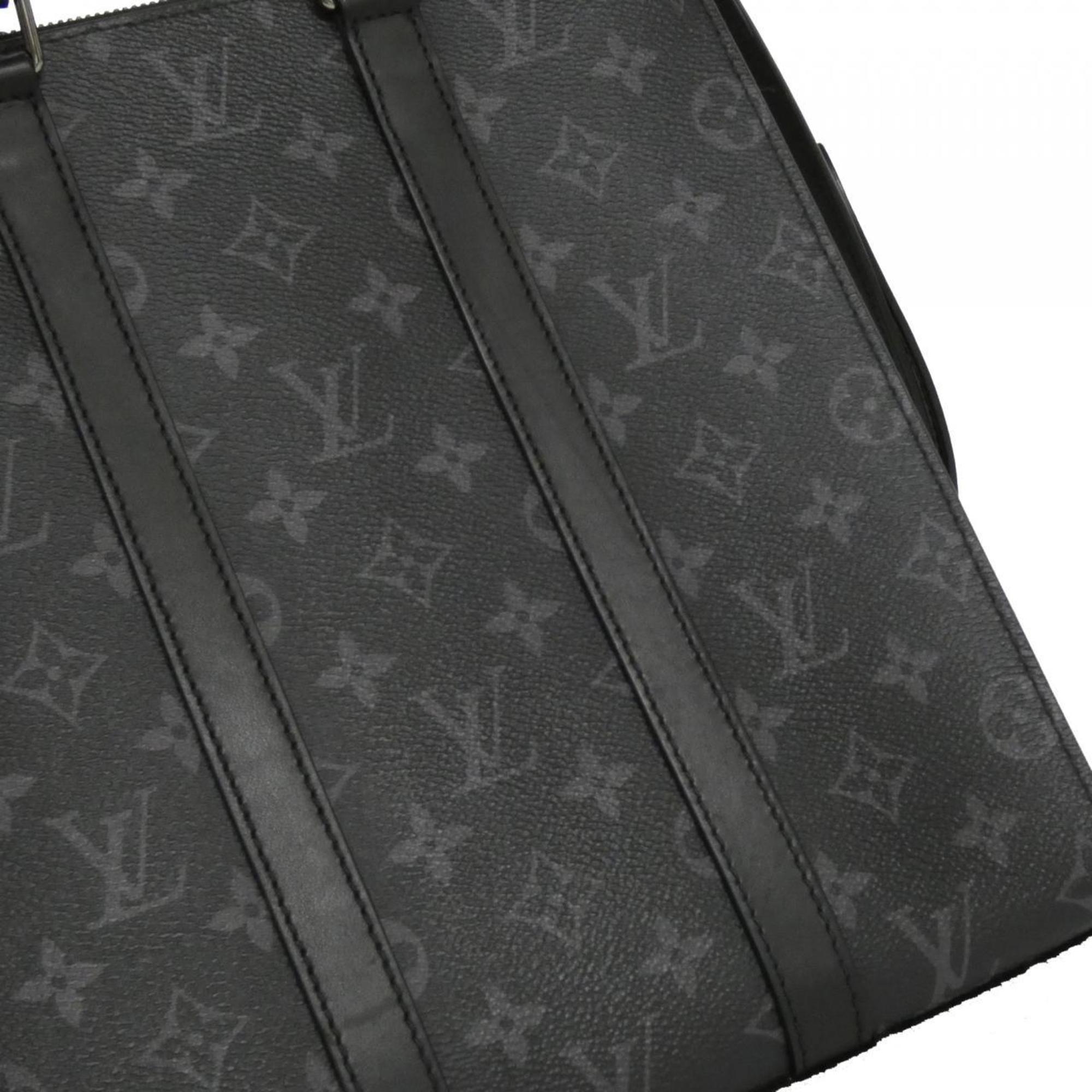 Louis Vuitton Black Coated Canvas Handbag