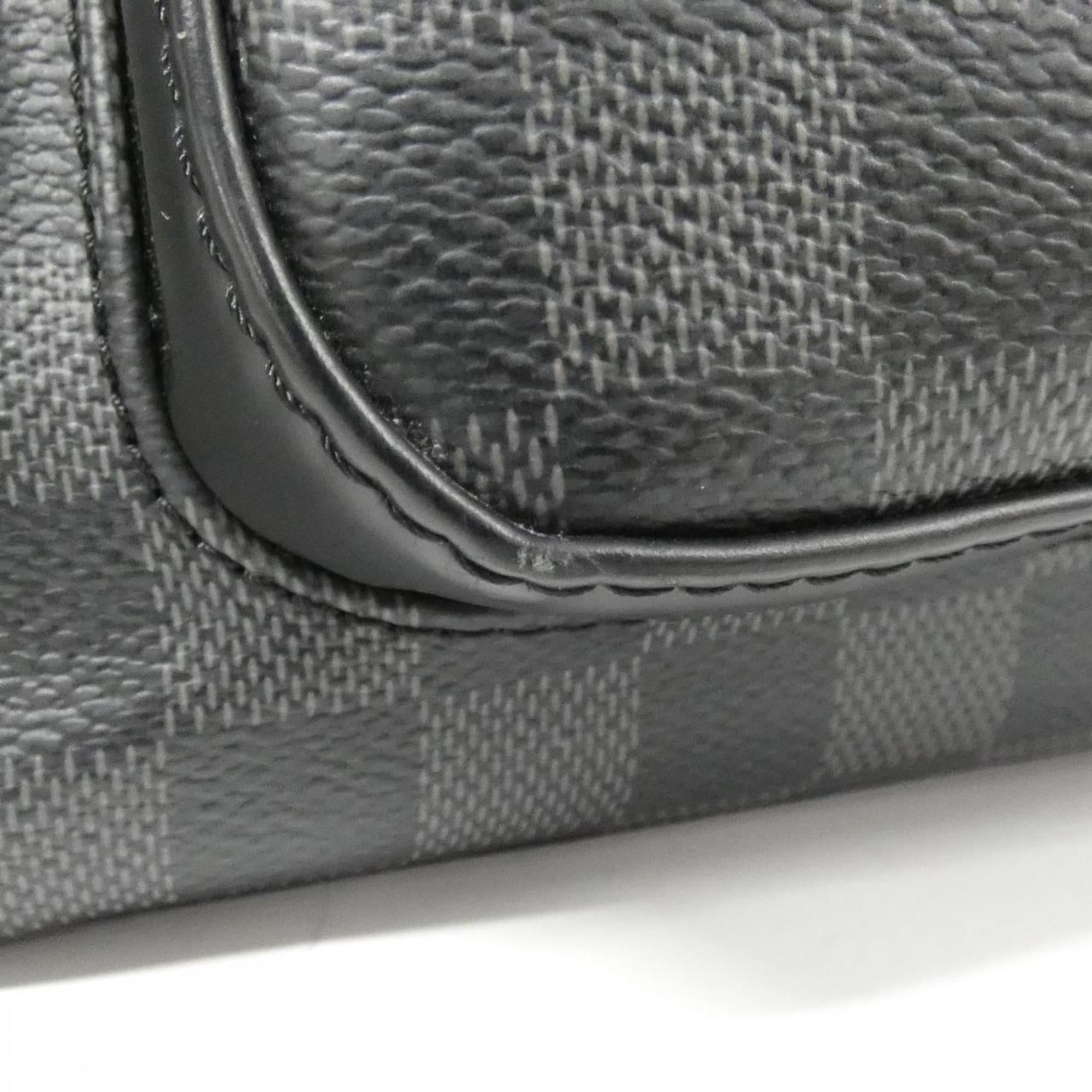 Louis Vuitton Graphite Coated Canvas Backpack