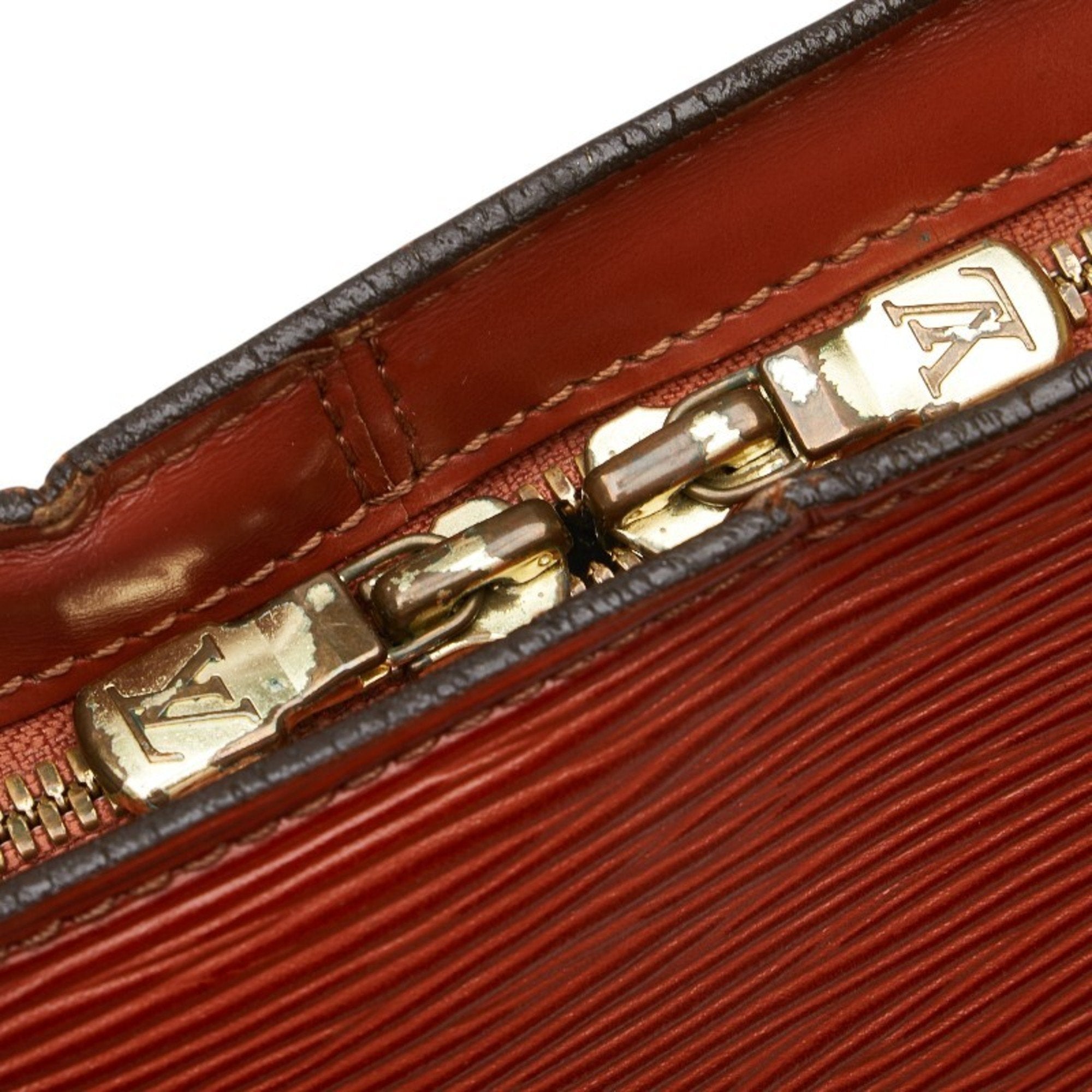 Louis Vuitton Kenyan Brown Leather Shoulder Bag Tote Bag