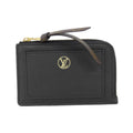 Louis Vuitton Black Leather Coin Purse/Coin Case