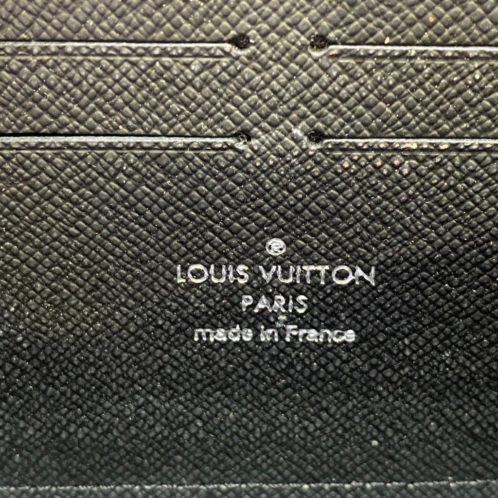 Louis Vuitton Black Leather Long Wallet