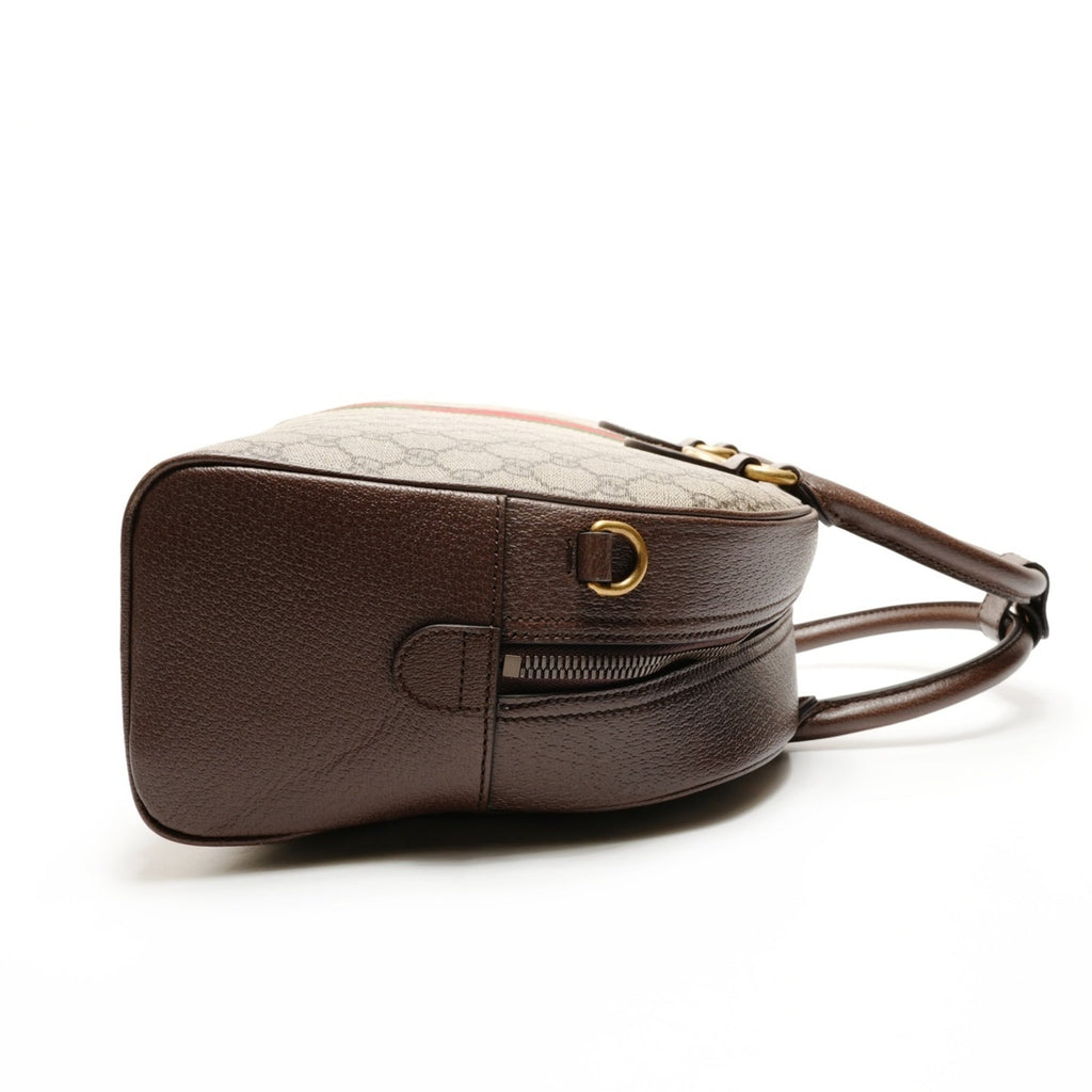Gucci Brown Boston Bag Handbag (Pre-Owned)
