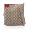 Gucci Beige Brown Pvc Leather Handbag Shoulder Bag (Pre-Owned)