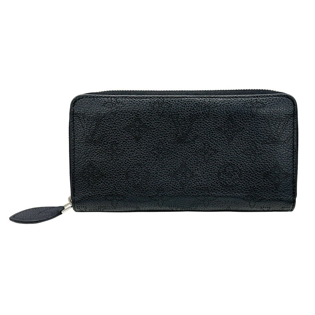 Louis Vuitton Black Noir Mahina Leather Long Wallet