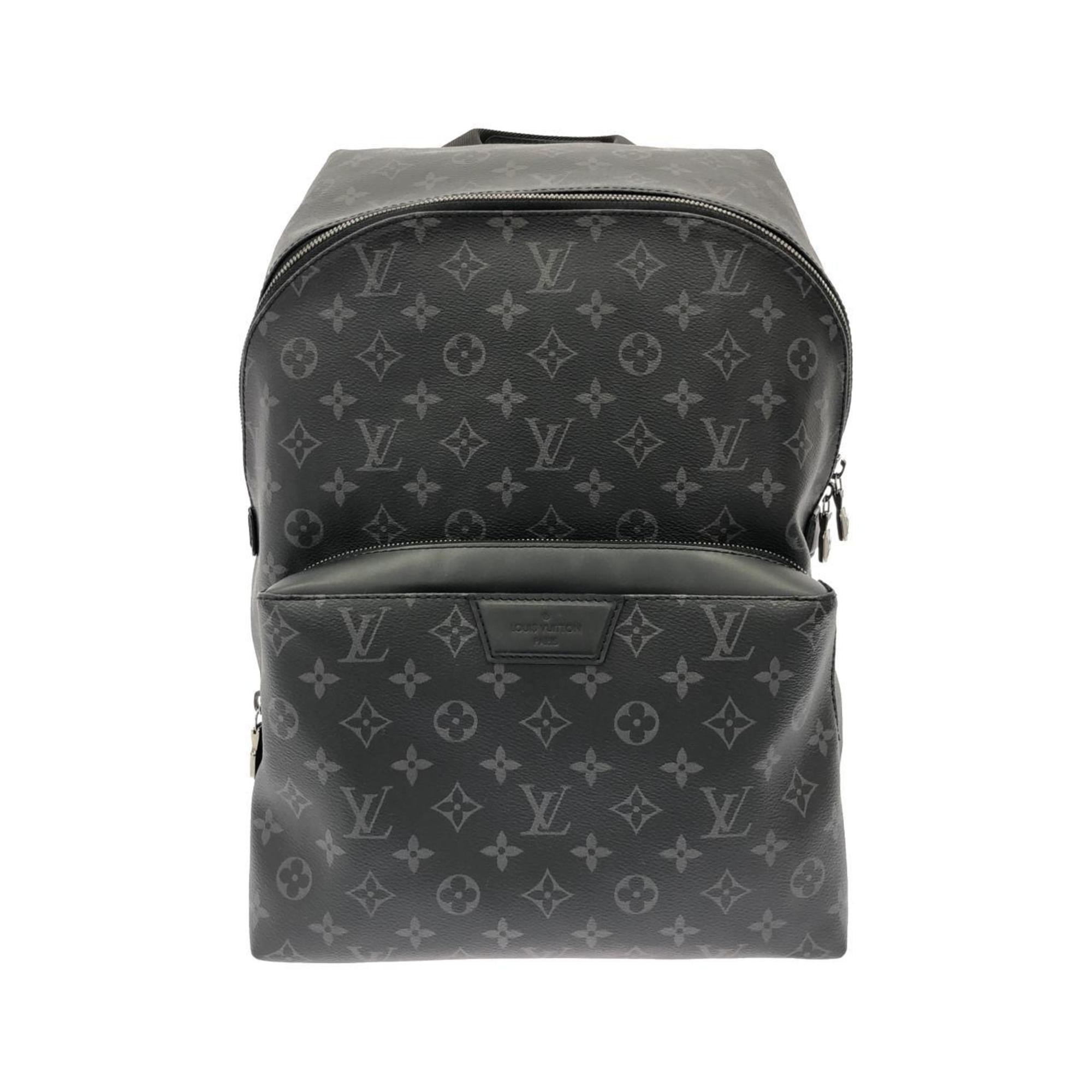Louis Vuitton Black Coated Canvas Backpack