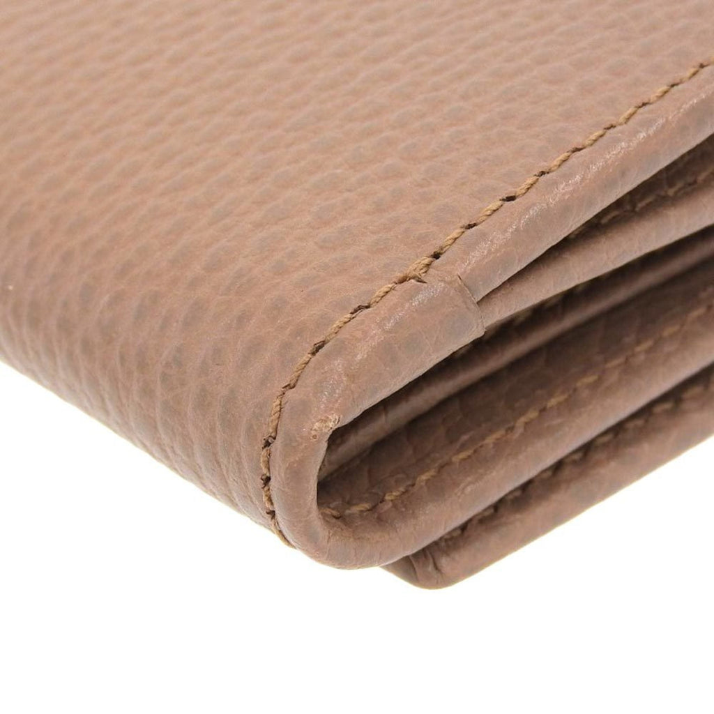 Gucci Beige Leather Coin Purse/Coin Case (Pre-Owned)