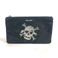 Prada Black Nylon Clutch Bag Pouch