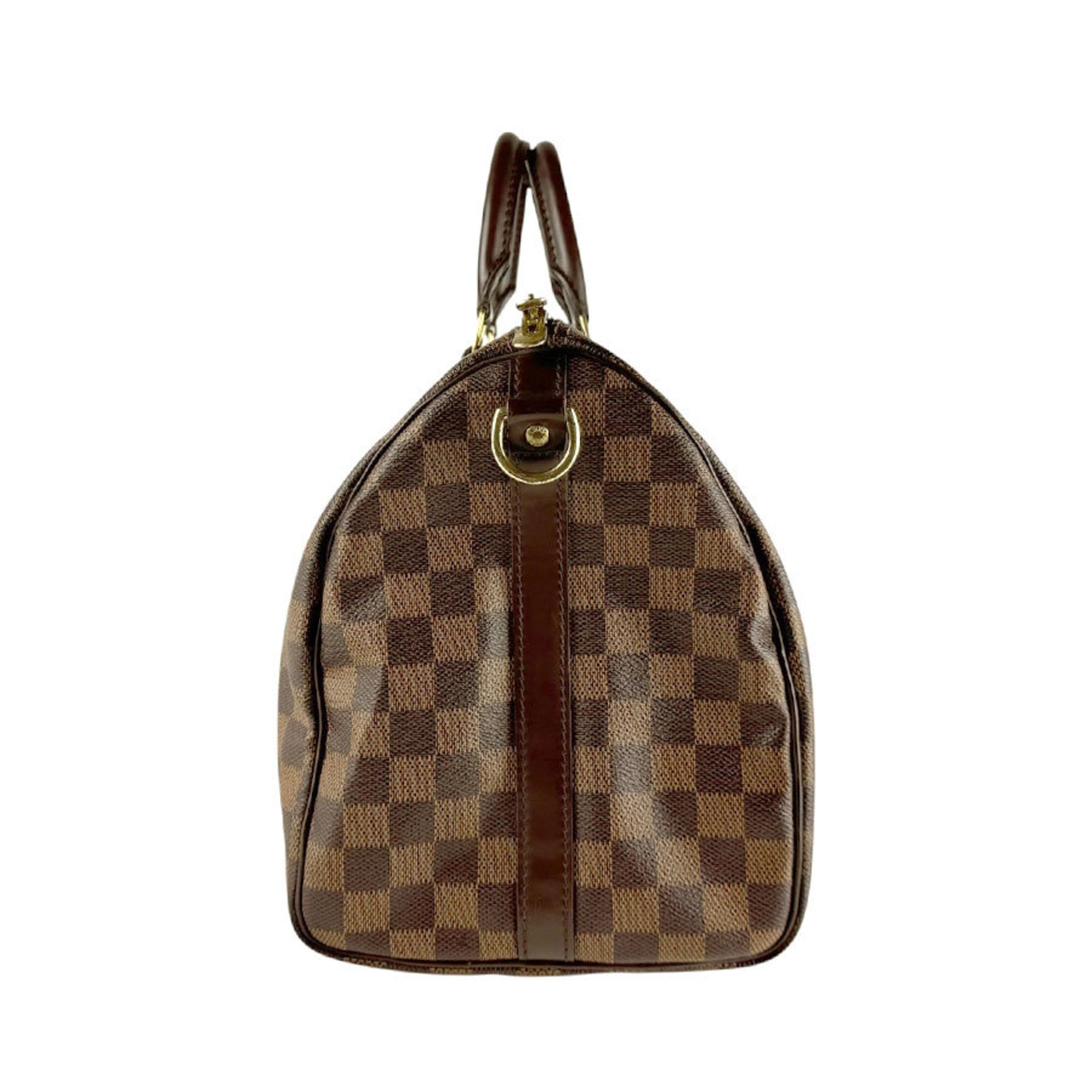 Louis Vuitton Ebene Damier Canvas Handbag